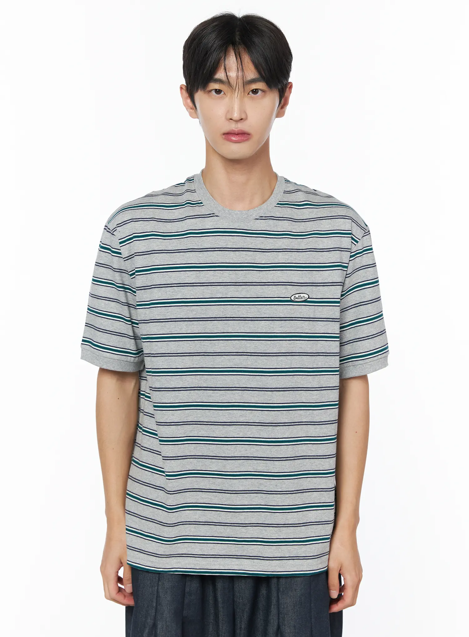 Men's Striped Ringer Tee IU510 - Image 11