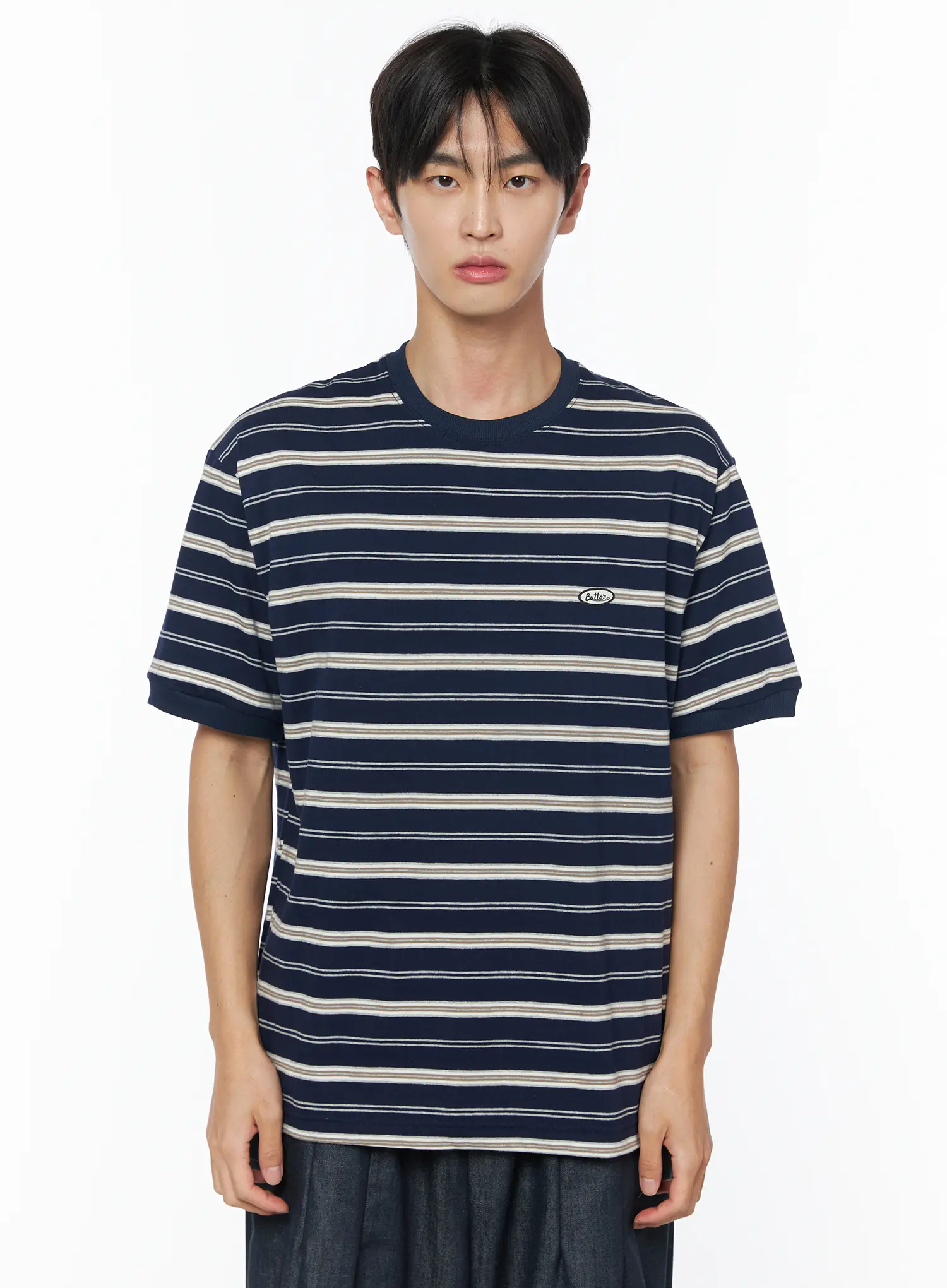 Men's Striped Ringer Tee IU510 - Image 12