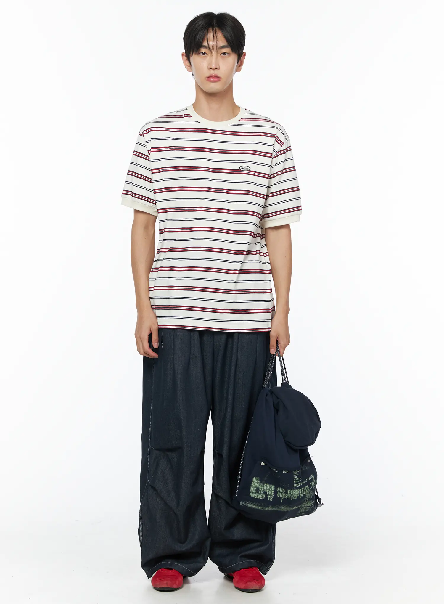 Men's Striped Ringer Tee IU510 - Image 6