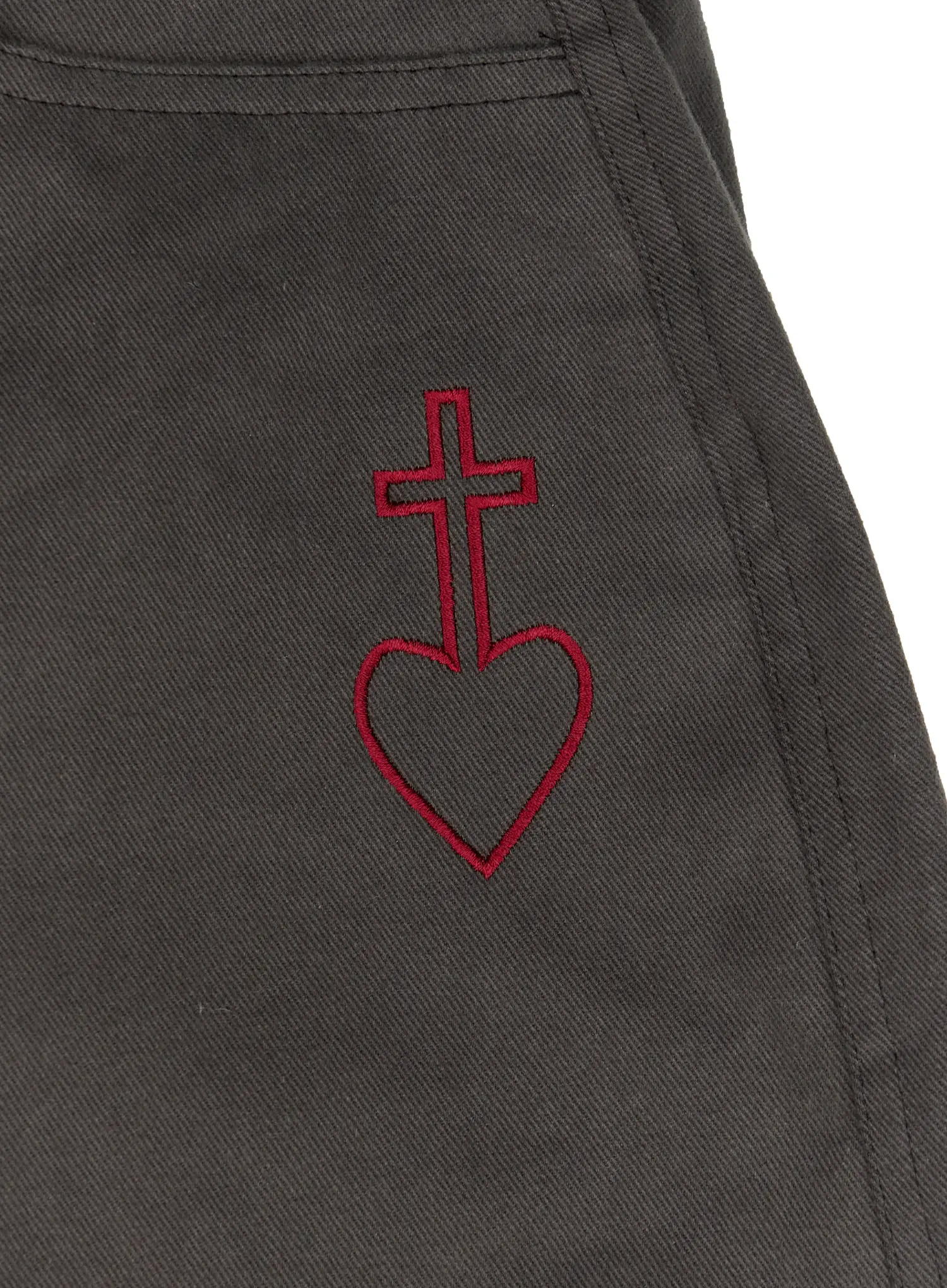 Men's Studded Graphic Wide Pants IJ512 - Image 14