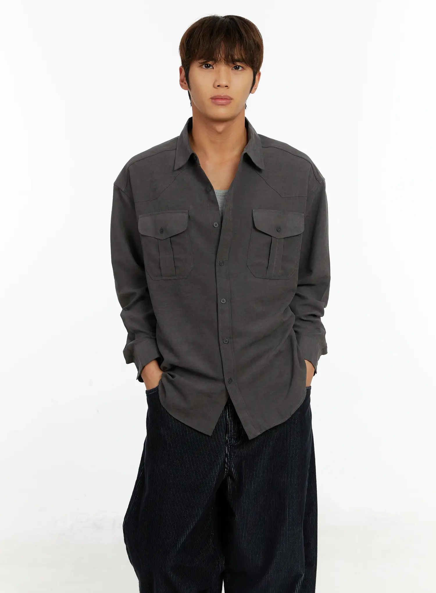 Men's Suede Shirt ID524 - Image 2