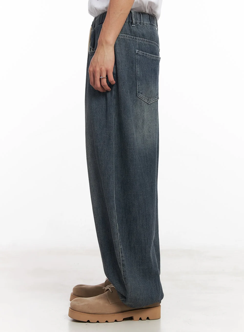Men's Summer Drawstring Jeans IY508 - Image 3