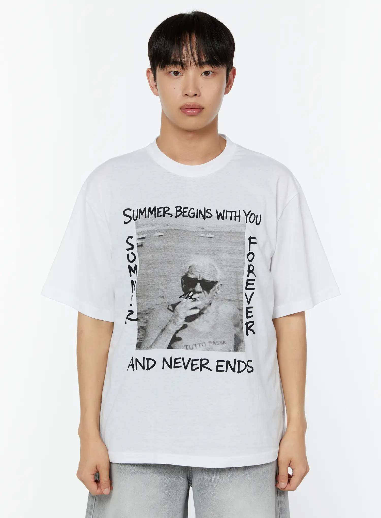 Men's Summer Graphic Tee IU516 - Image 9