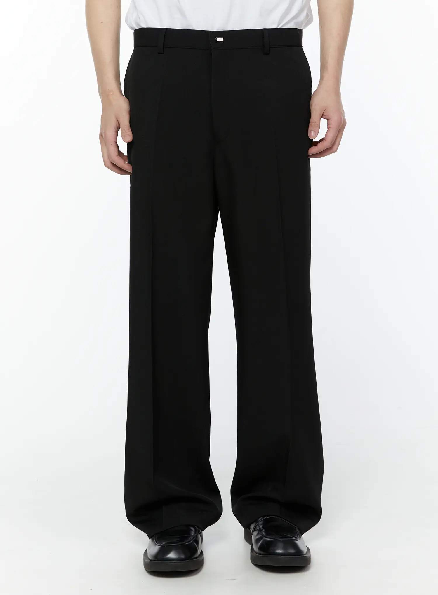 Men's Tailored Trousers (Black) IY506 - Image 3