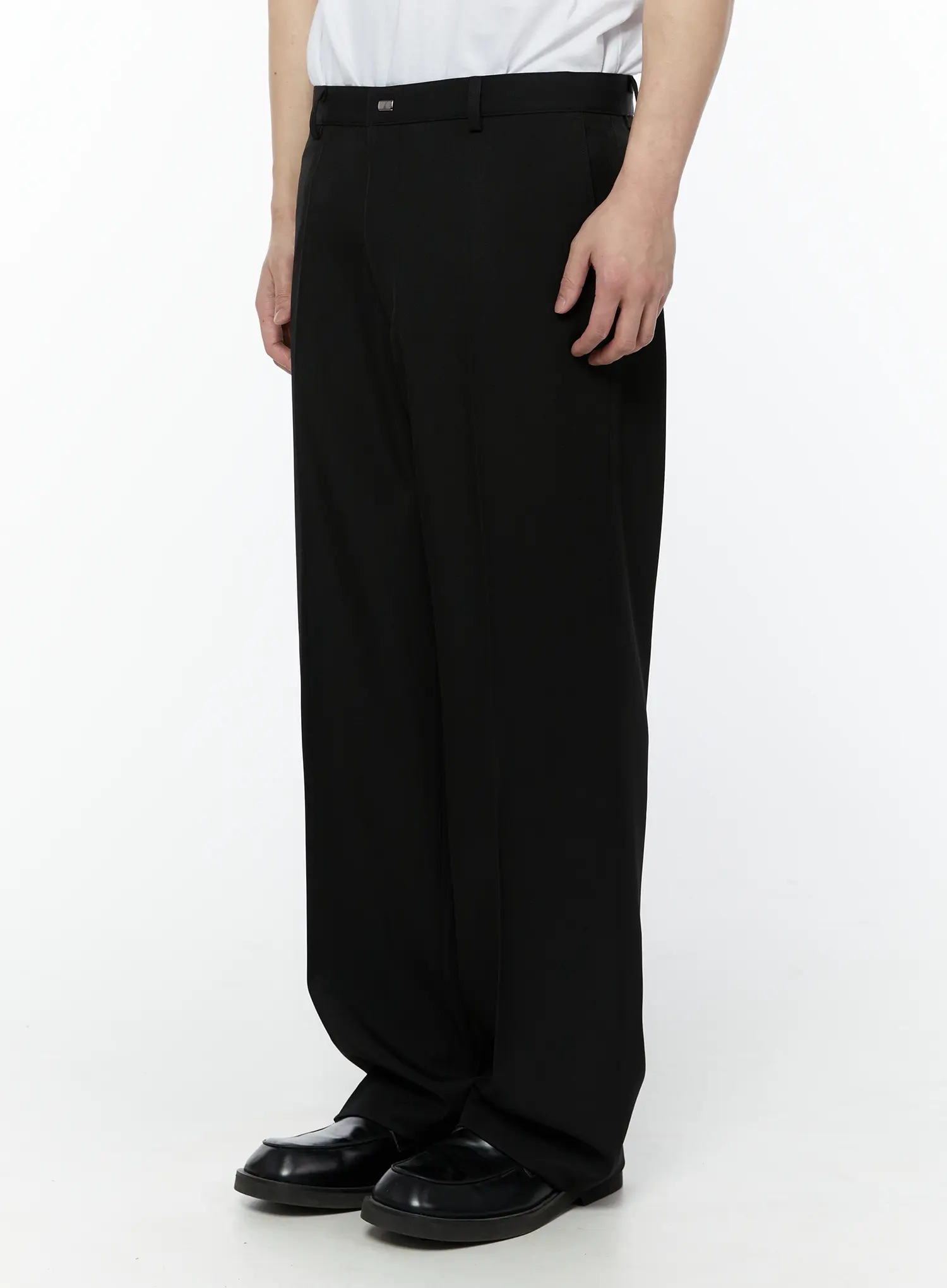 Men's Tailored Trousers (Black) IY506 - Image 5