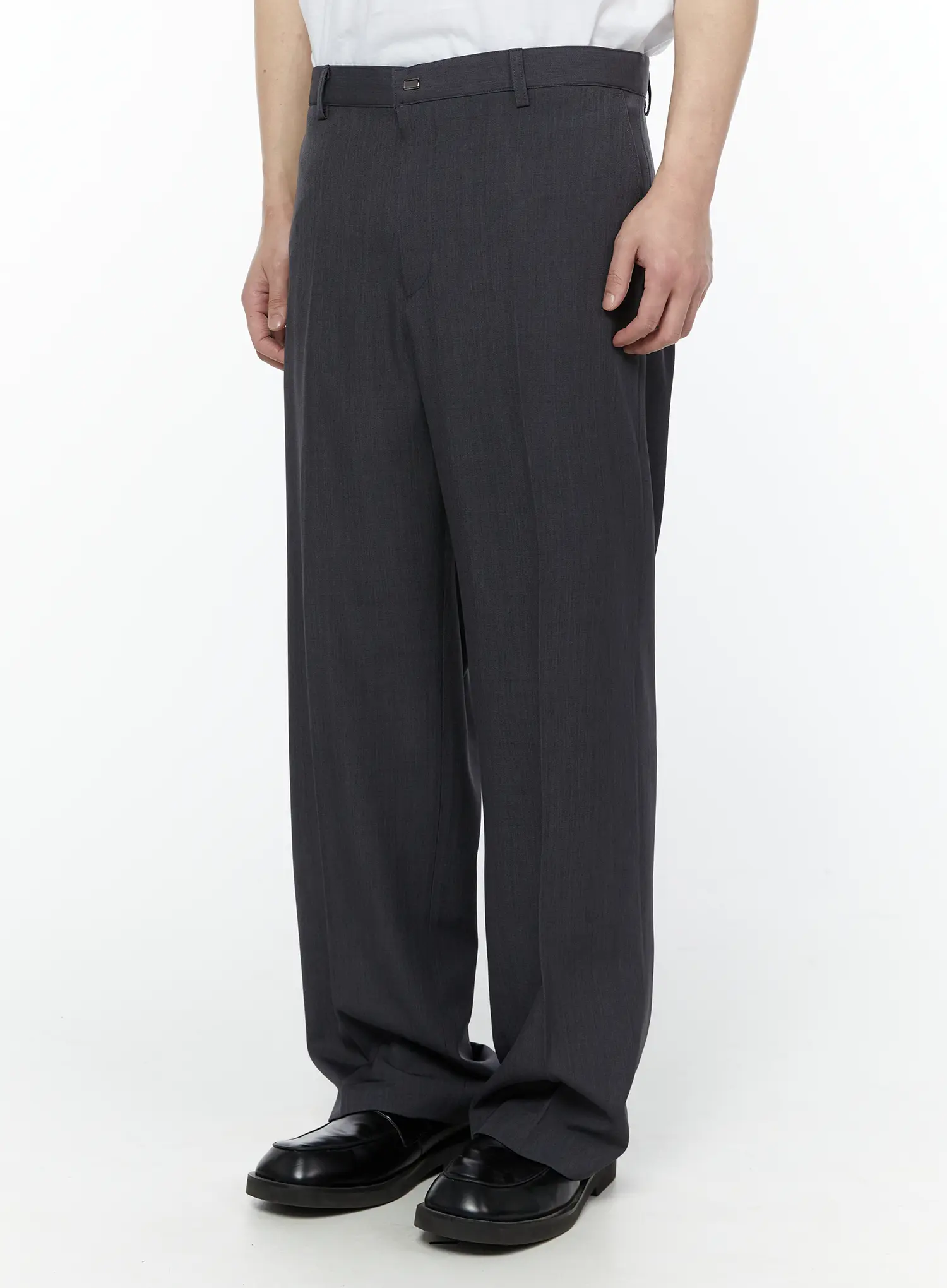 Men's Tailored Trousers (Dark Gray) IY506 - Image 2