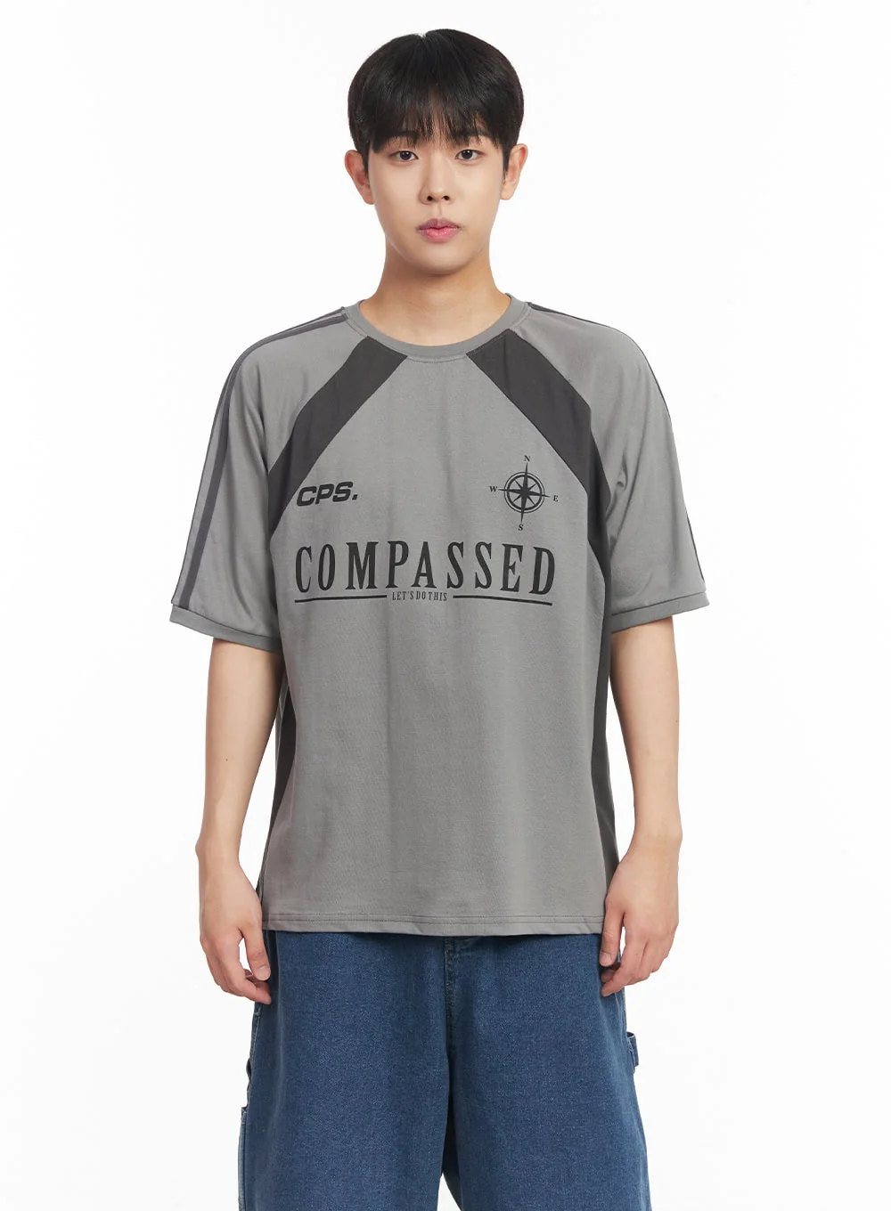 Men's Two-Tone T-Shirt IA529 - Image 14