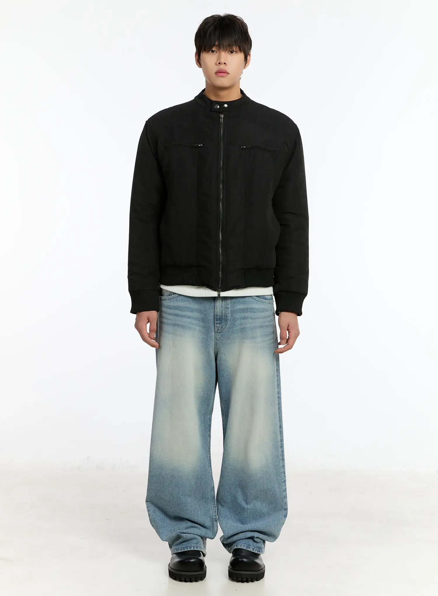 Men's Two-Way Rider Jacket IM503 - Image 3