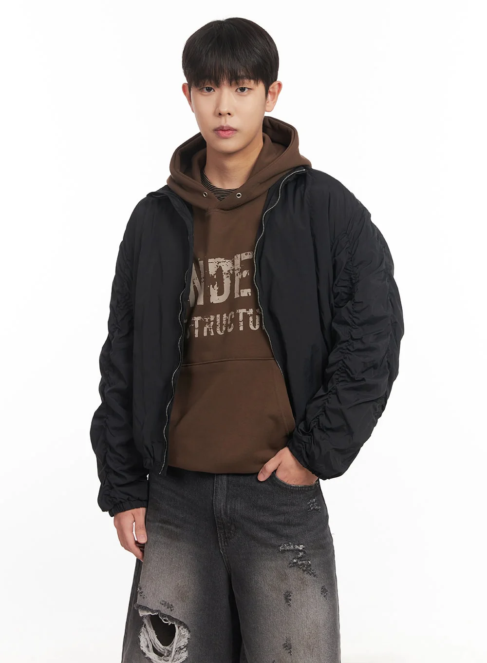 Men's Urban Graphic Hoodie IM528 - Image 13