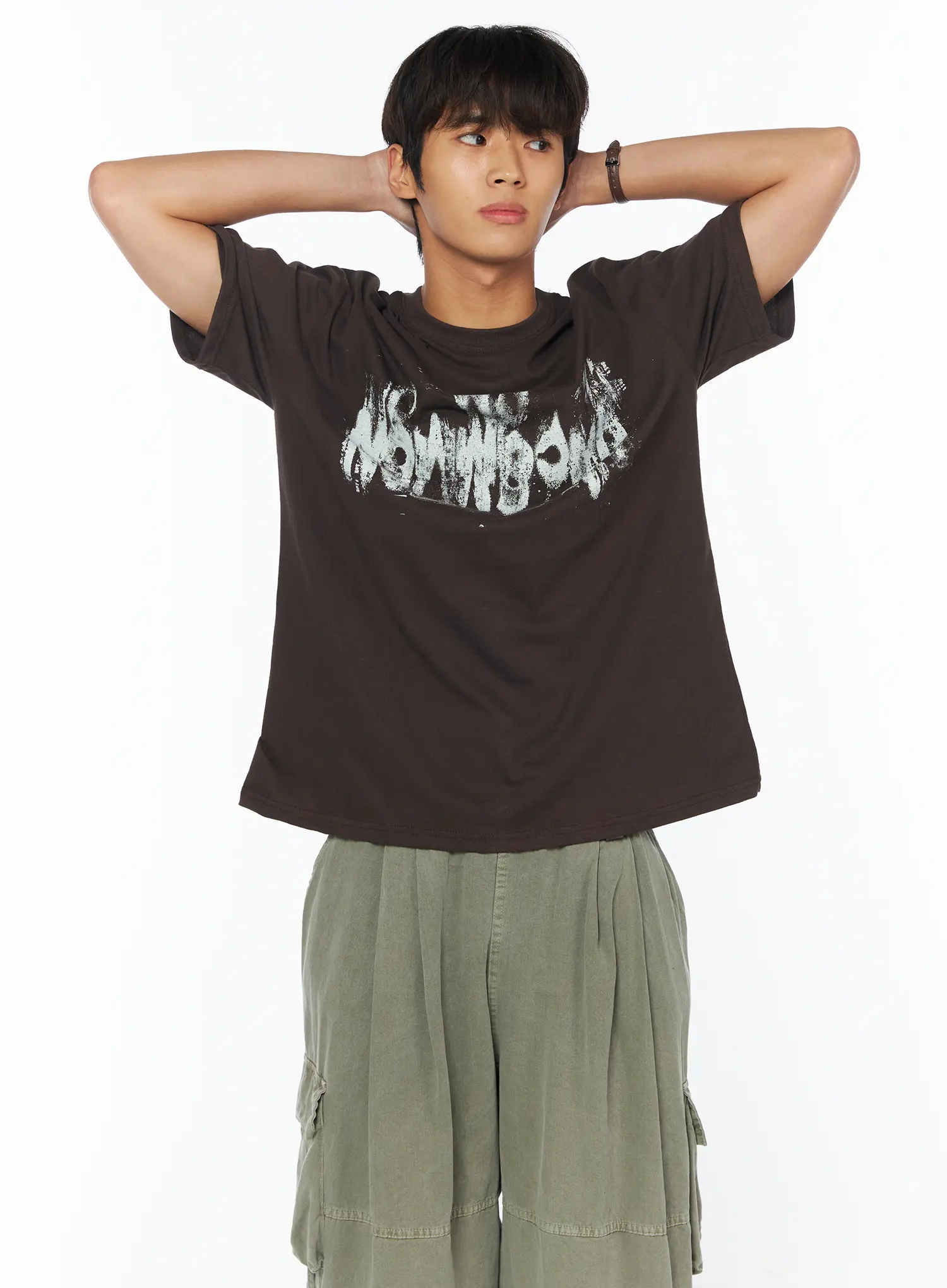 Men's Urban Graphic Print T-Shirt IU503