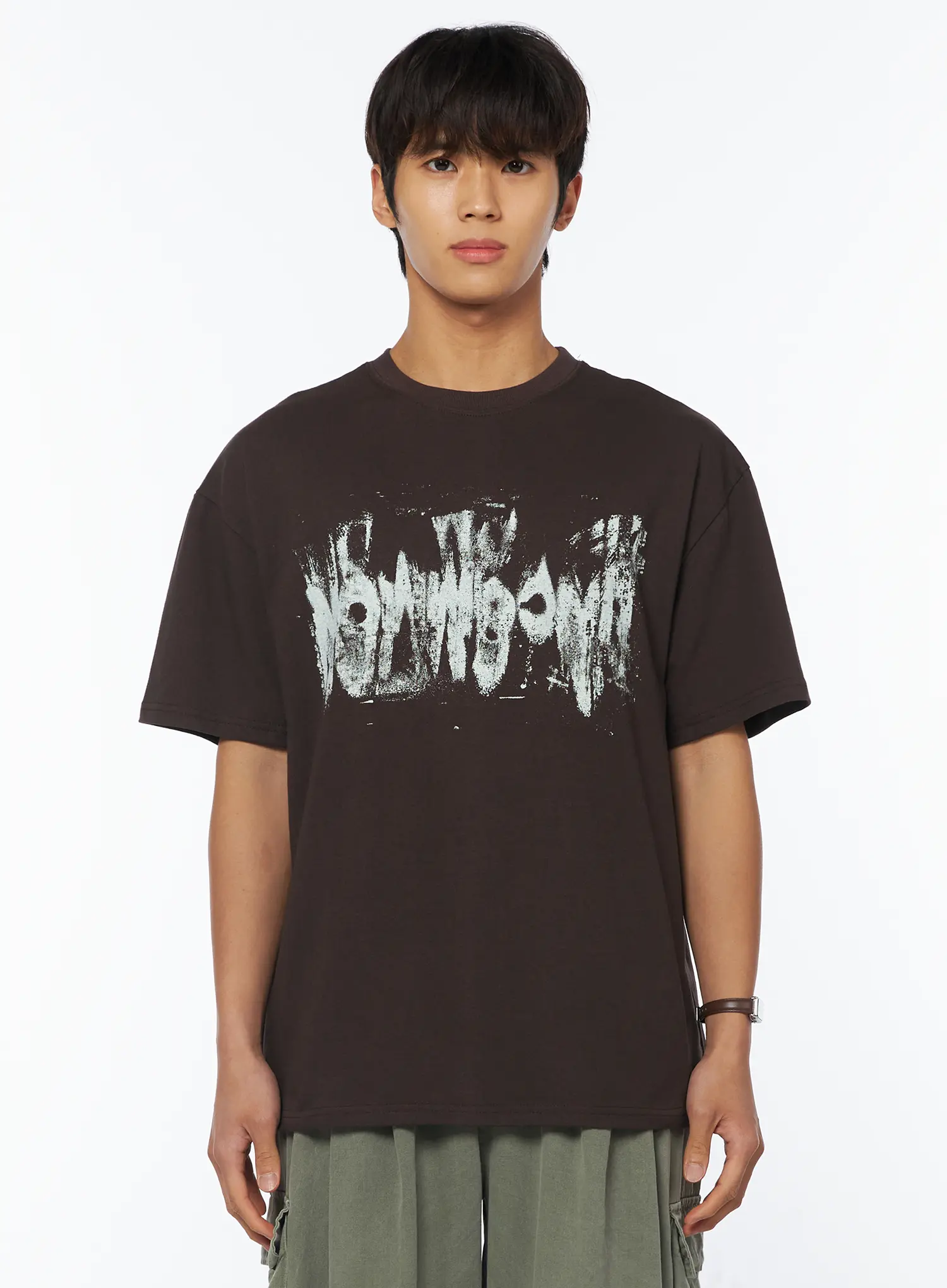 Men's Urban Graphic Print T-Shirt IU503 - Image 11