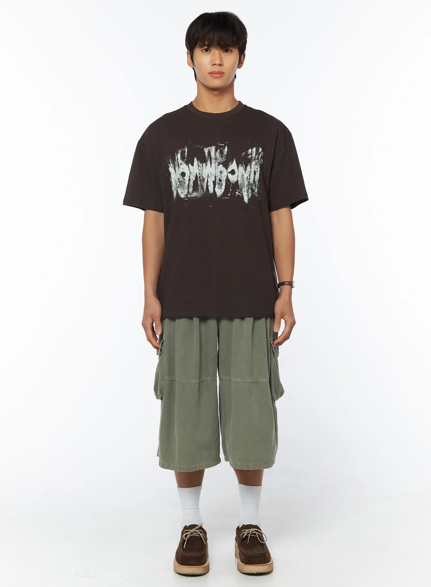 Men's Urban Graphic Print T-Shirt IU503 - Image 3