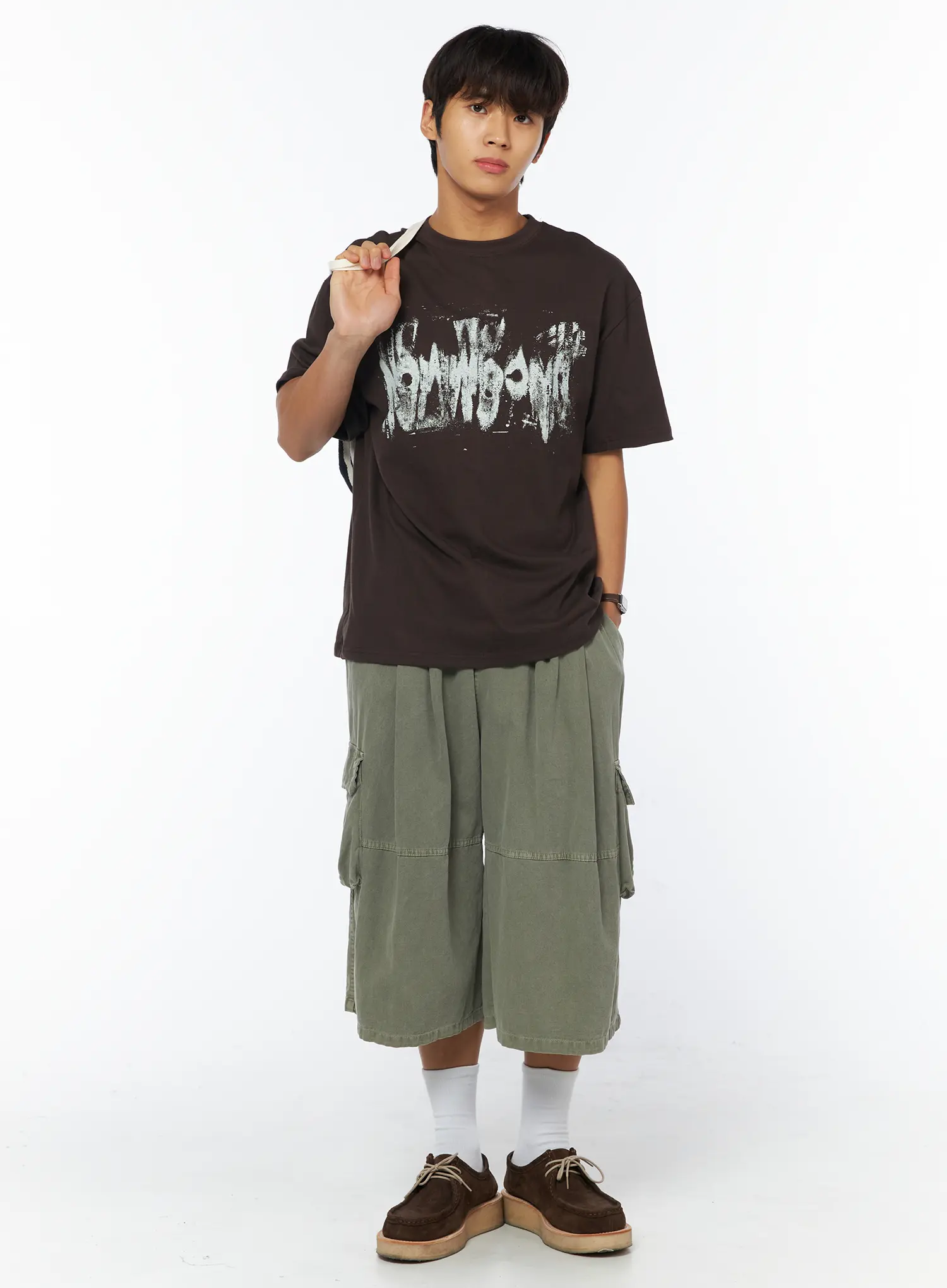 Men's Urban Graphic Print T-Shirt IU503 - Image 7