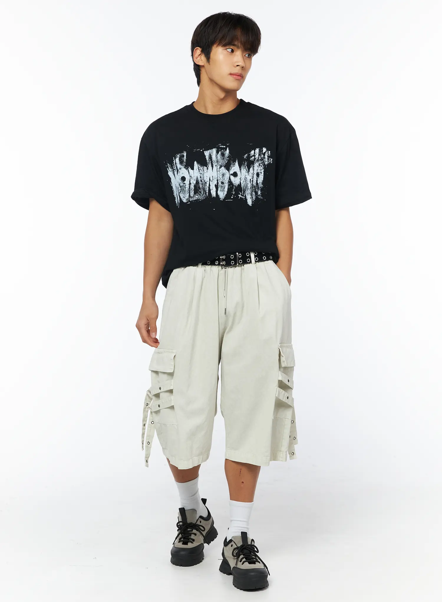 Men's Urban Graphic Print T-Shirt IU503 - Image 8