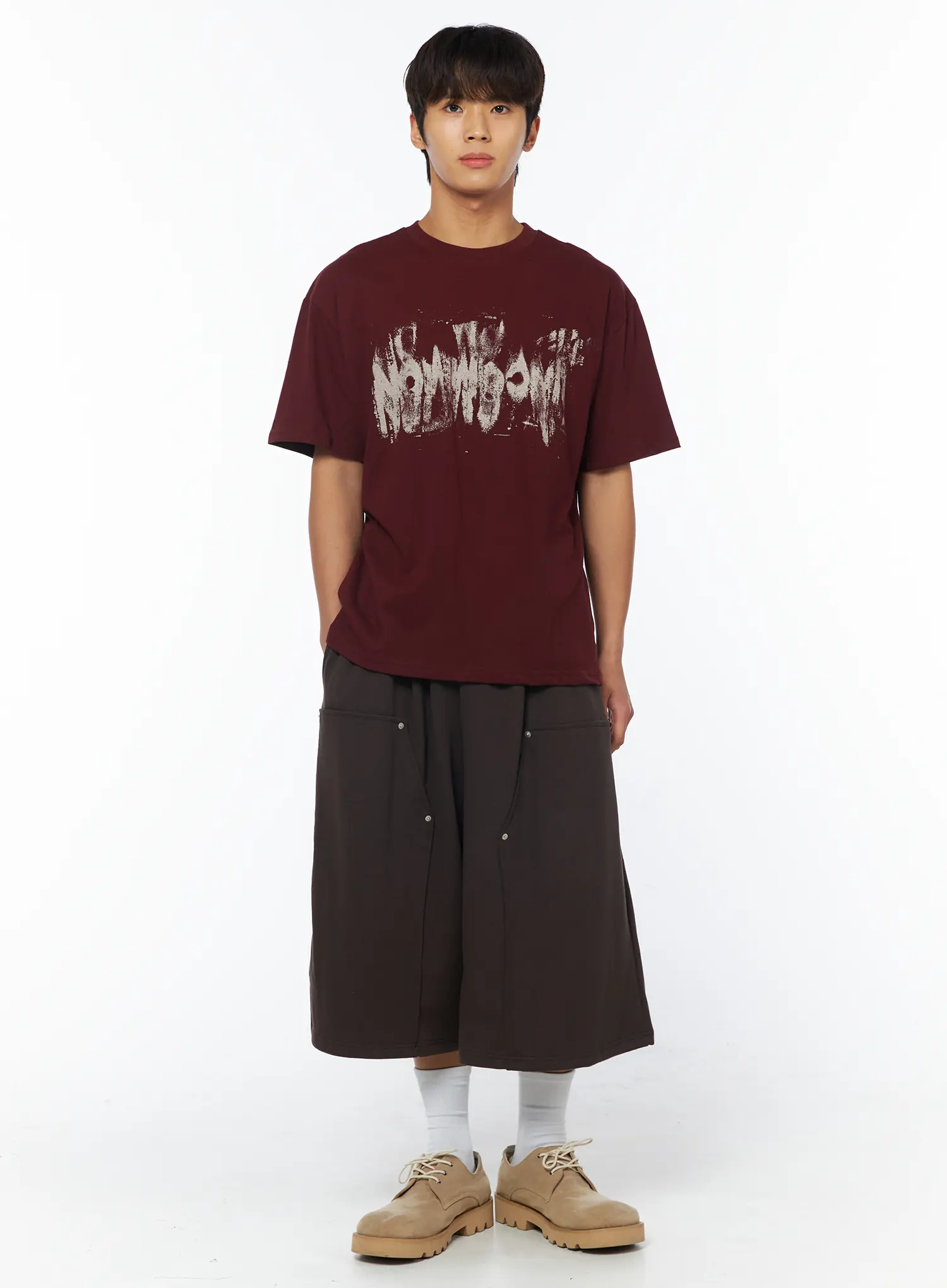 Men's Urban Graphic Print T-Shirt IU503 - Image 9