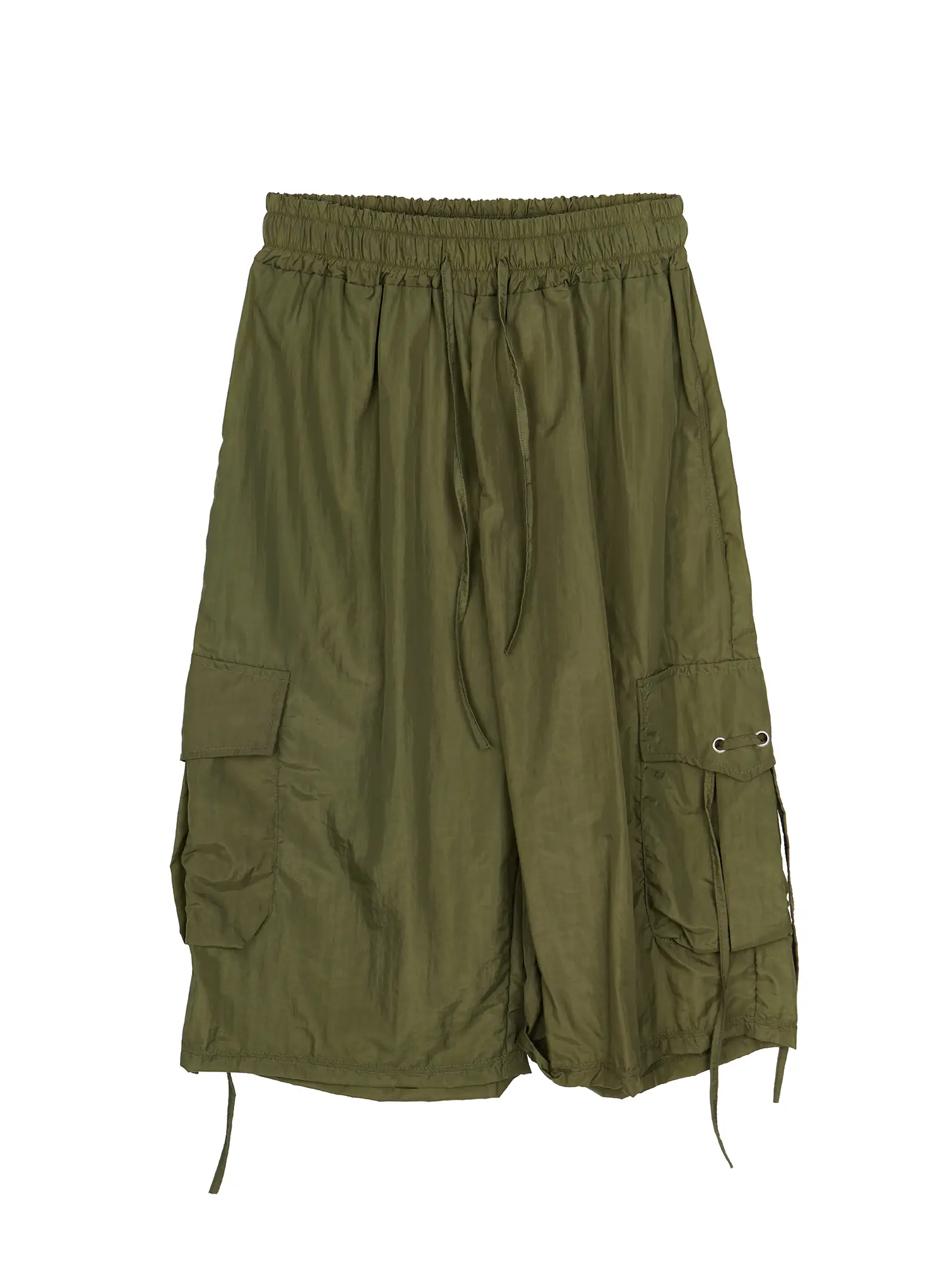 Men's Utility Cargo Bermuda Pants (Green) IU508 - Image 6