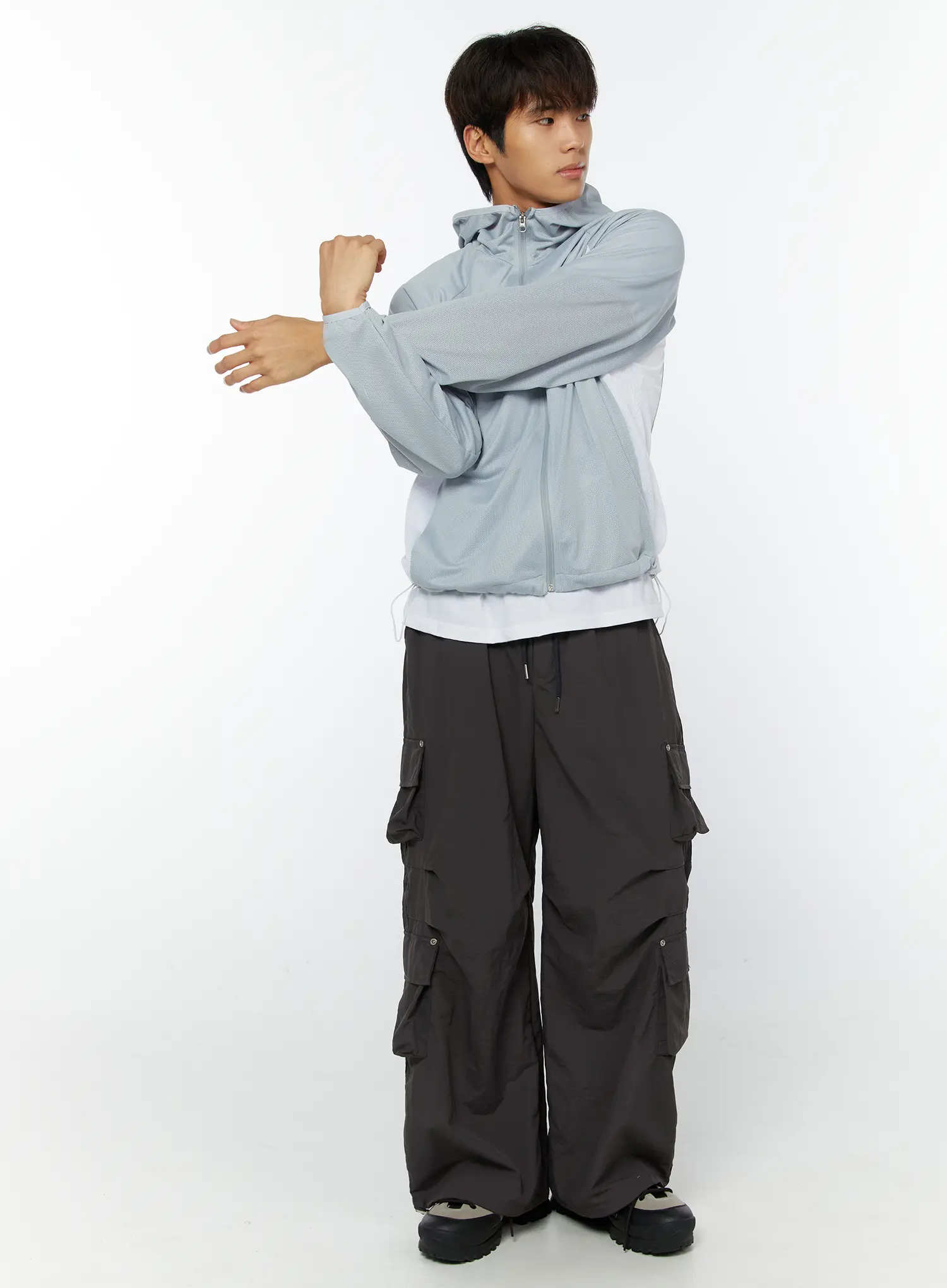 Men's Utility Pocket Cargo Pants IY508 - Image 11