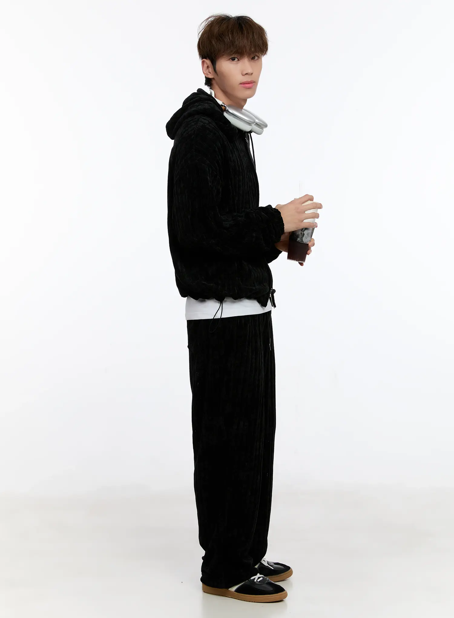Men's Velvet Sweatpants IN512 - Image 10