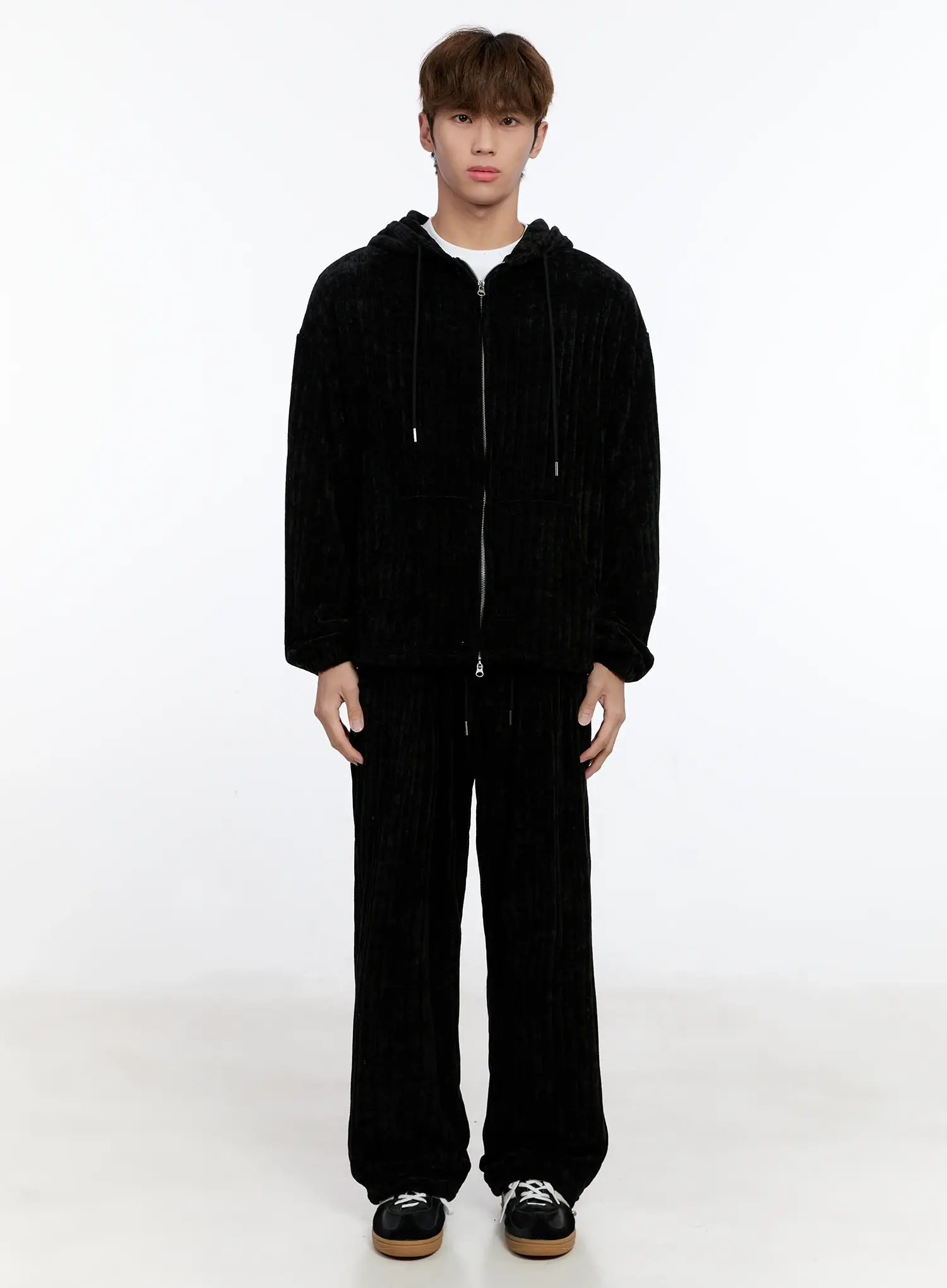 Men's Velvet Sweatpants IN512 - Image 3