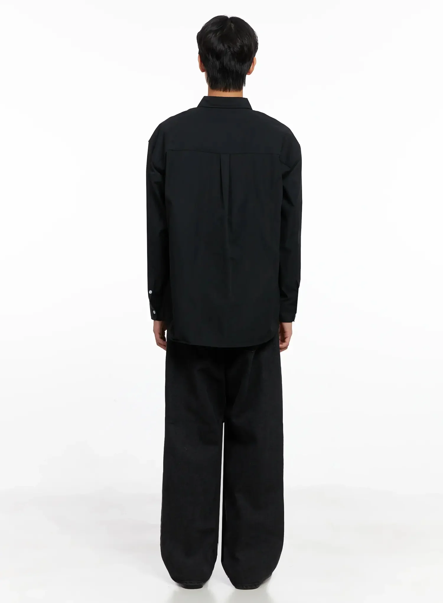 Men's Vintage Black Jeans IO517 - Image 11