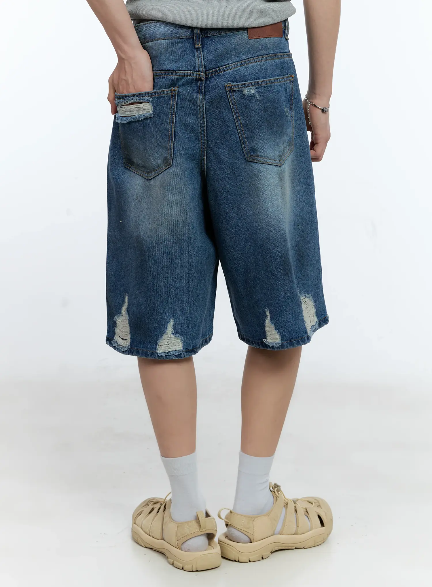Men's Vintage Distressed Jorts IG501 - Image 2