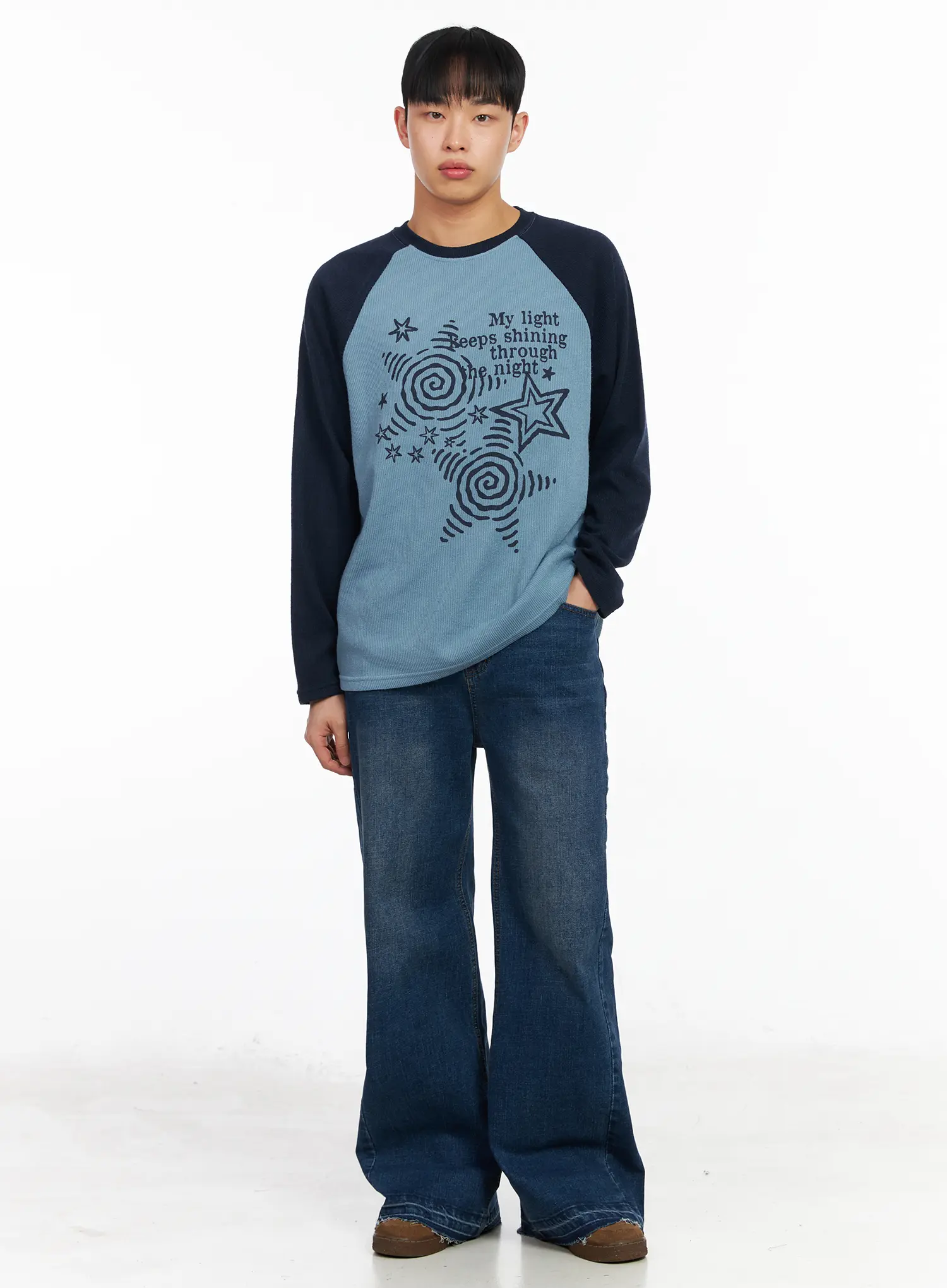 Men's Vintage Flare Jeans IA502 - Image 11
