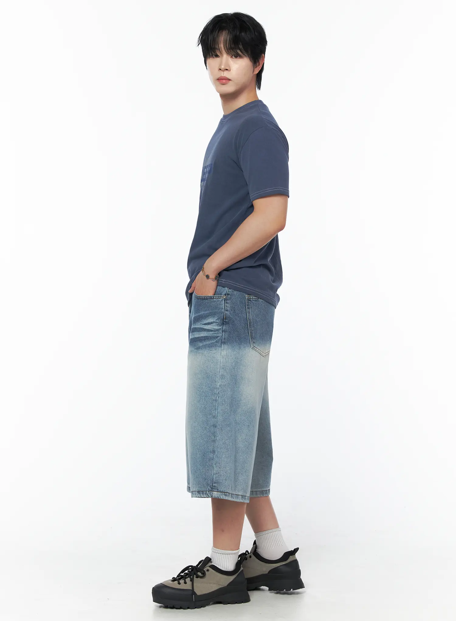 Men's Vintage Wash Jorts IU523 - Image 5