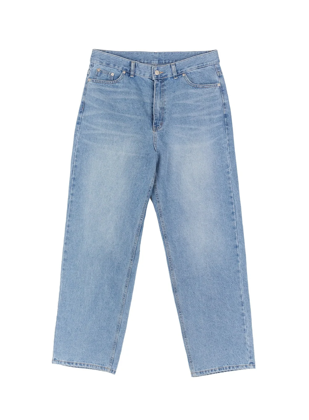 Men's Washed Relaxed-Fit Jeans IM519 - Image 10