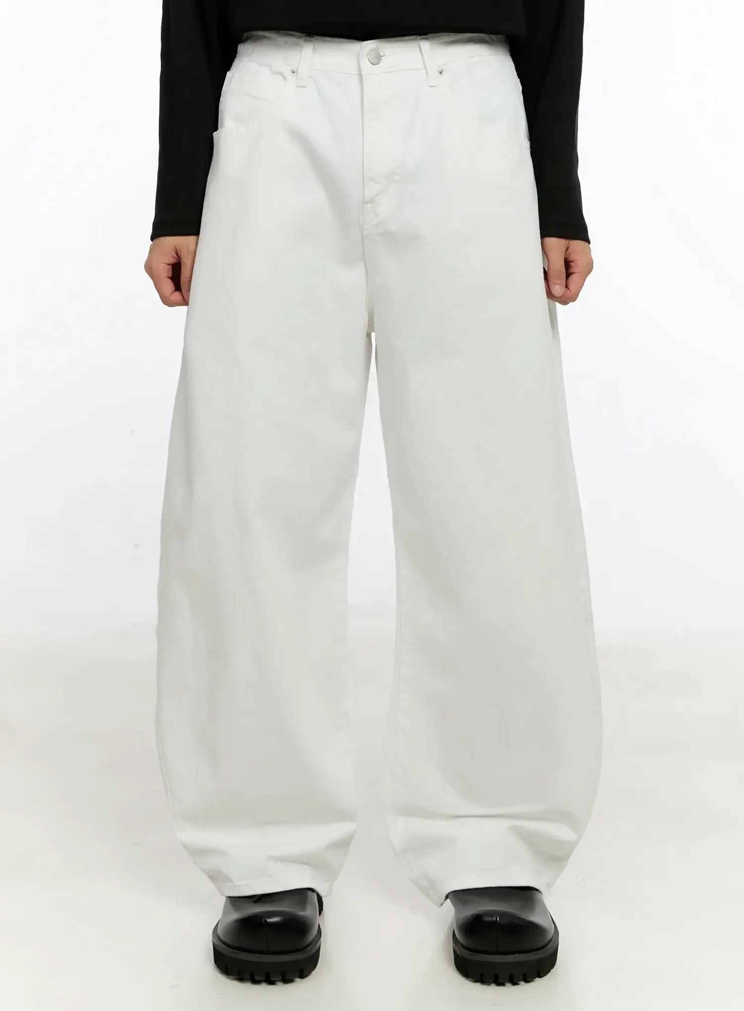 Men's Wide Leg Cotton Pants IN506