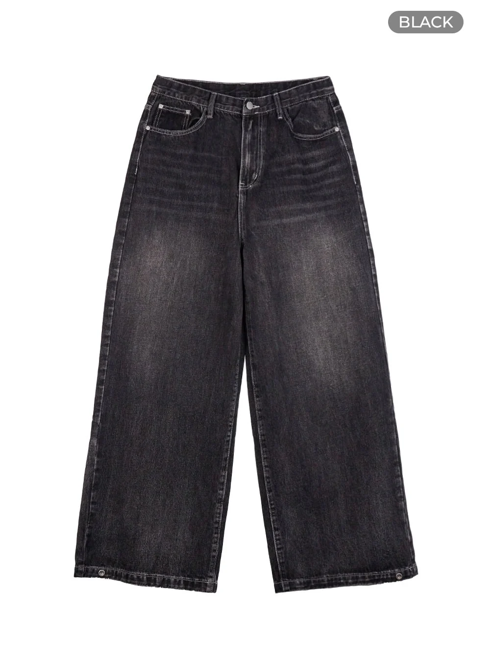Men's Wide Leg Fit Denim Jeans IO417 - Image 15