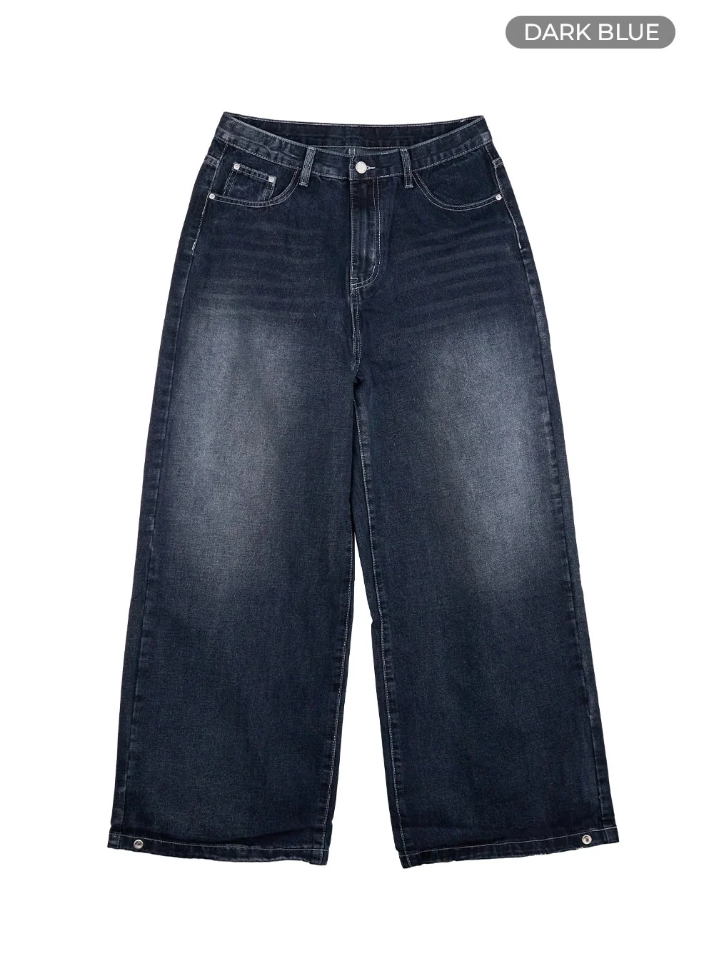 Men's Wide Leg Fit Denim Jeans IO417 - Image 17