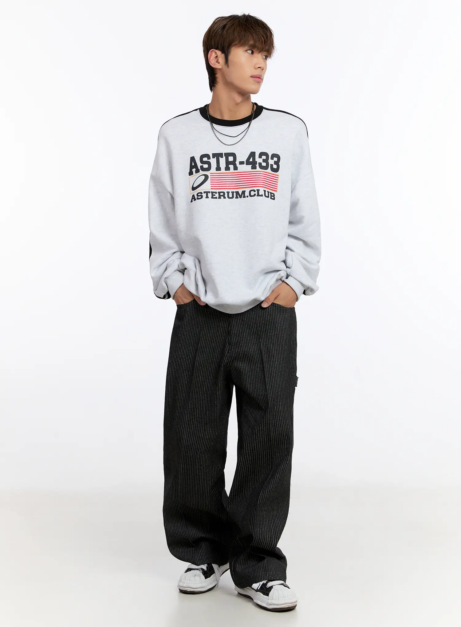 Men's Wide Leg Jeans IN524 - Image 10