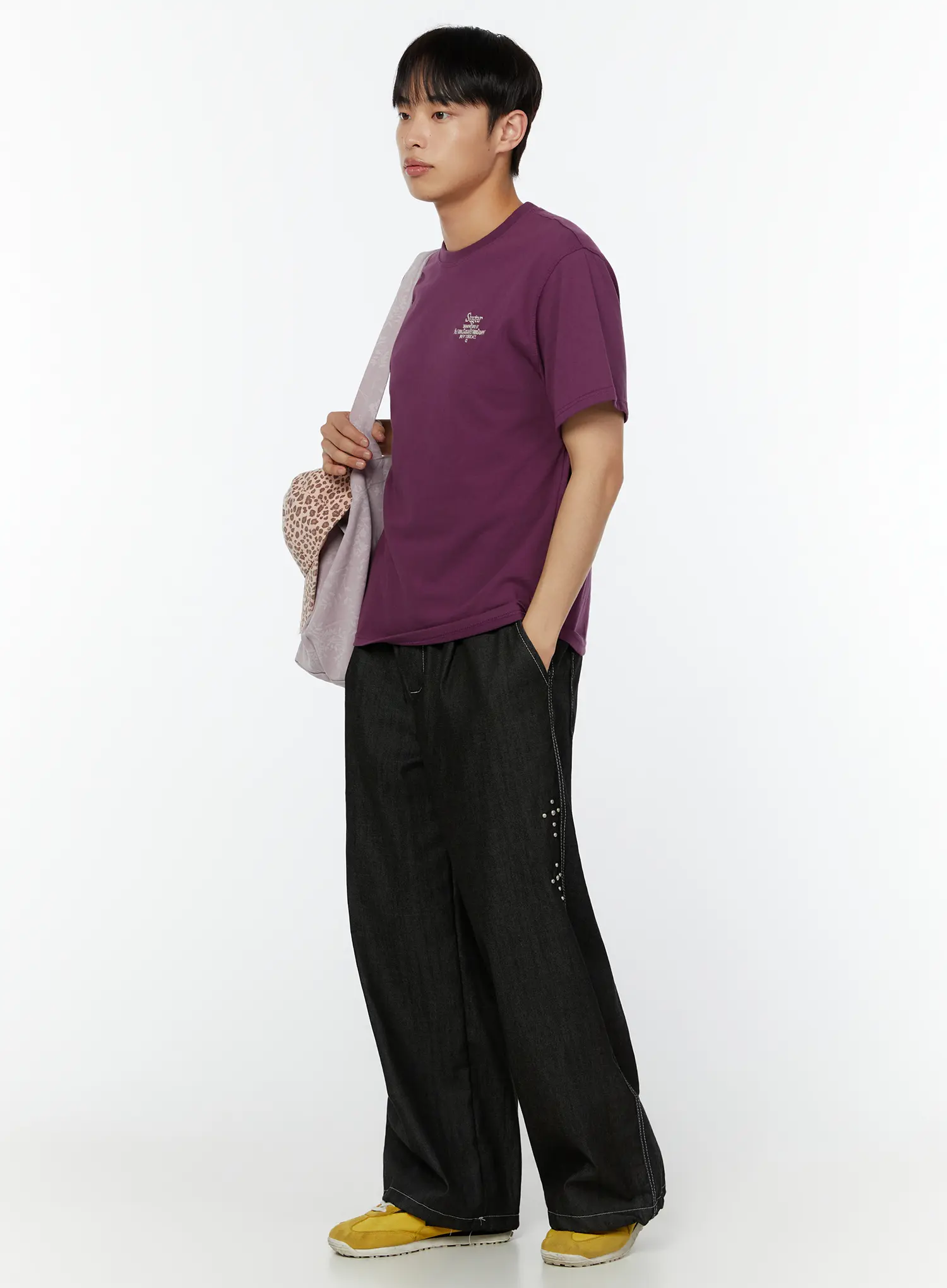 Men's Wide Leg Jeans IU515 - Image 4