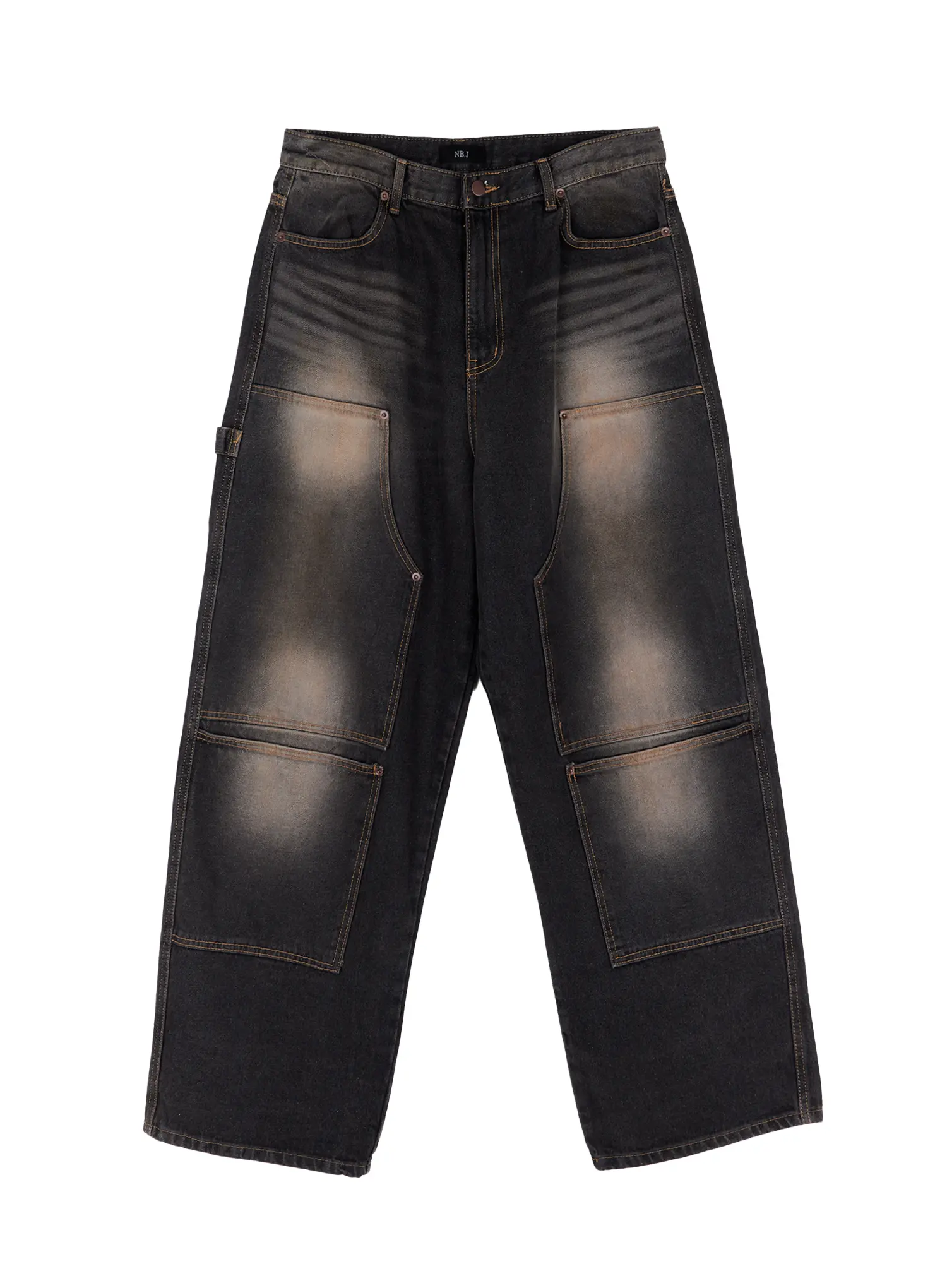 Men's Wide Utility Pocket Jeans ID511 - Image 13