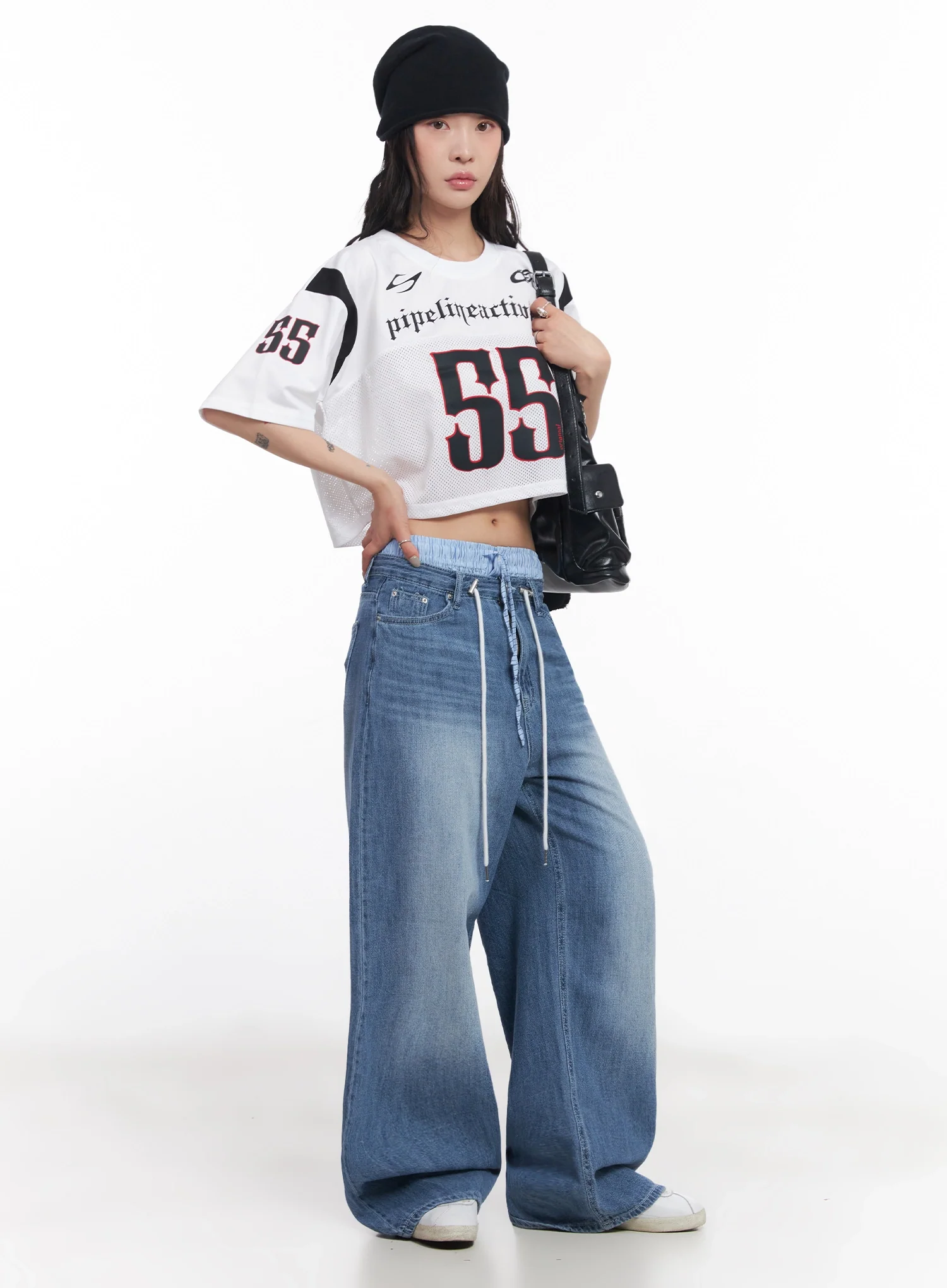 Mesh Jersey Crop Top  IC503 - Image 16