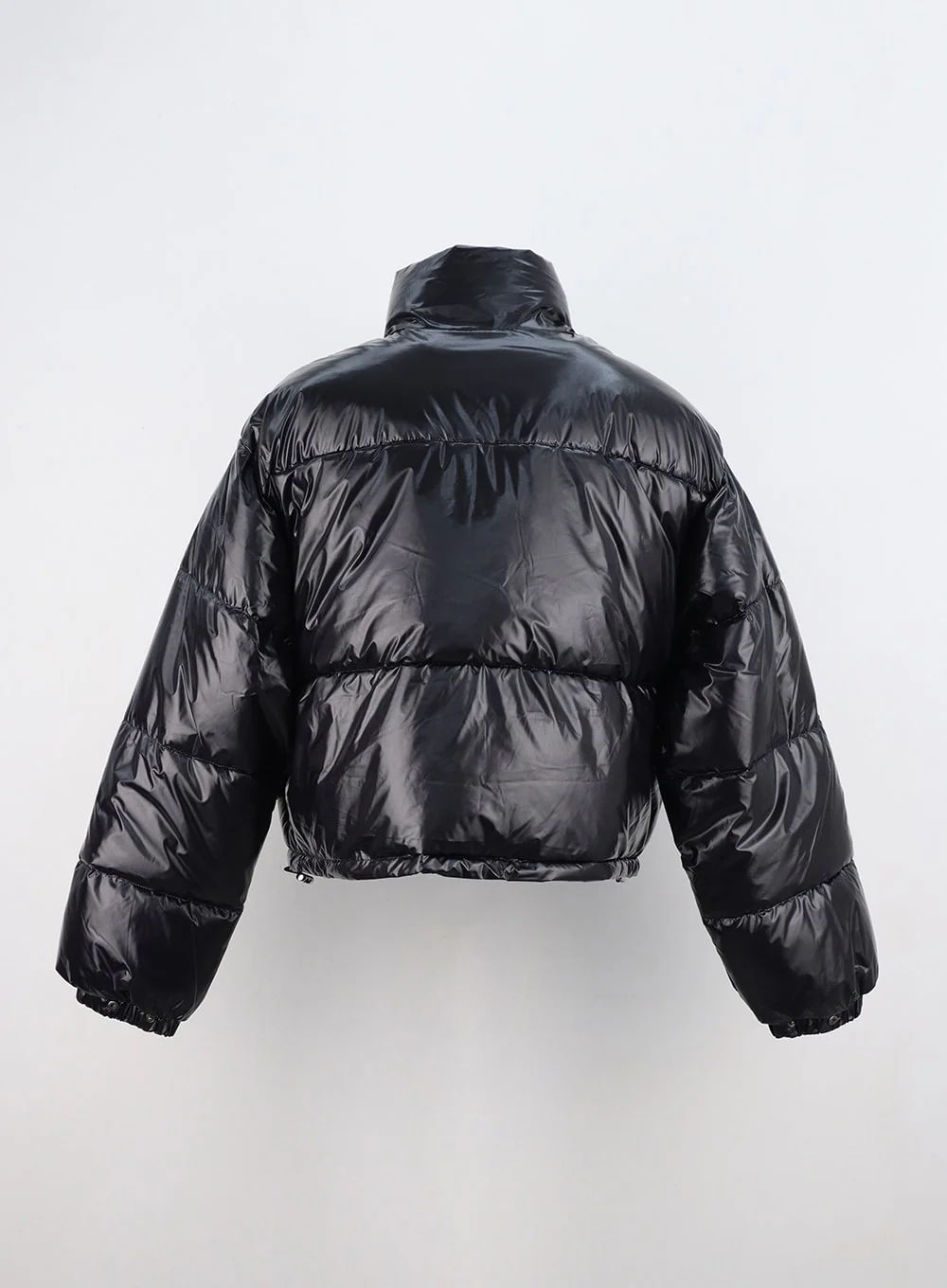 Metallic Crop Puffer Jacket ON310 - Image 9