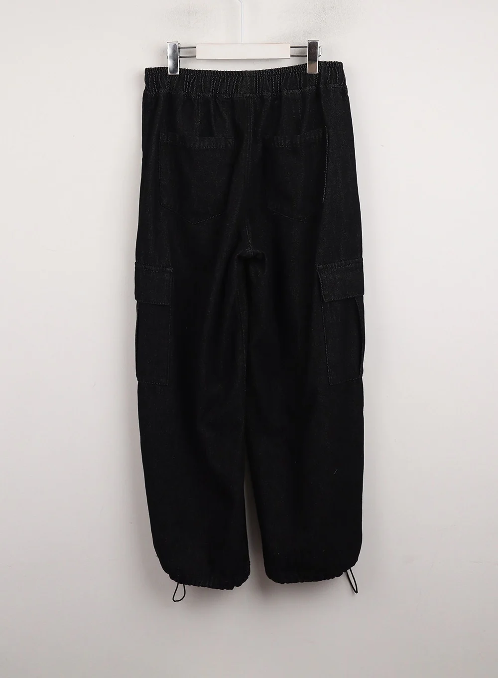 Mid Waist Banding Solid Straight Pants IJ411 - Image 10