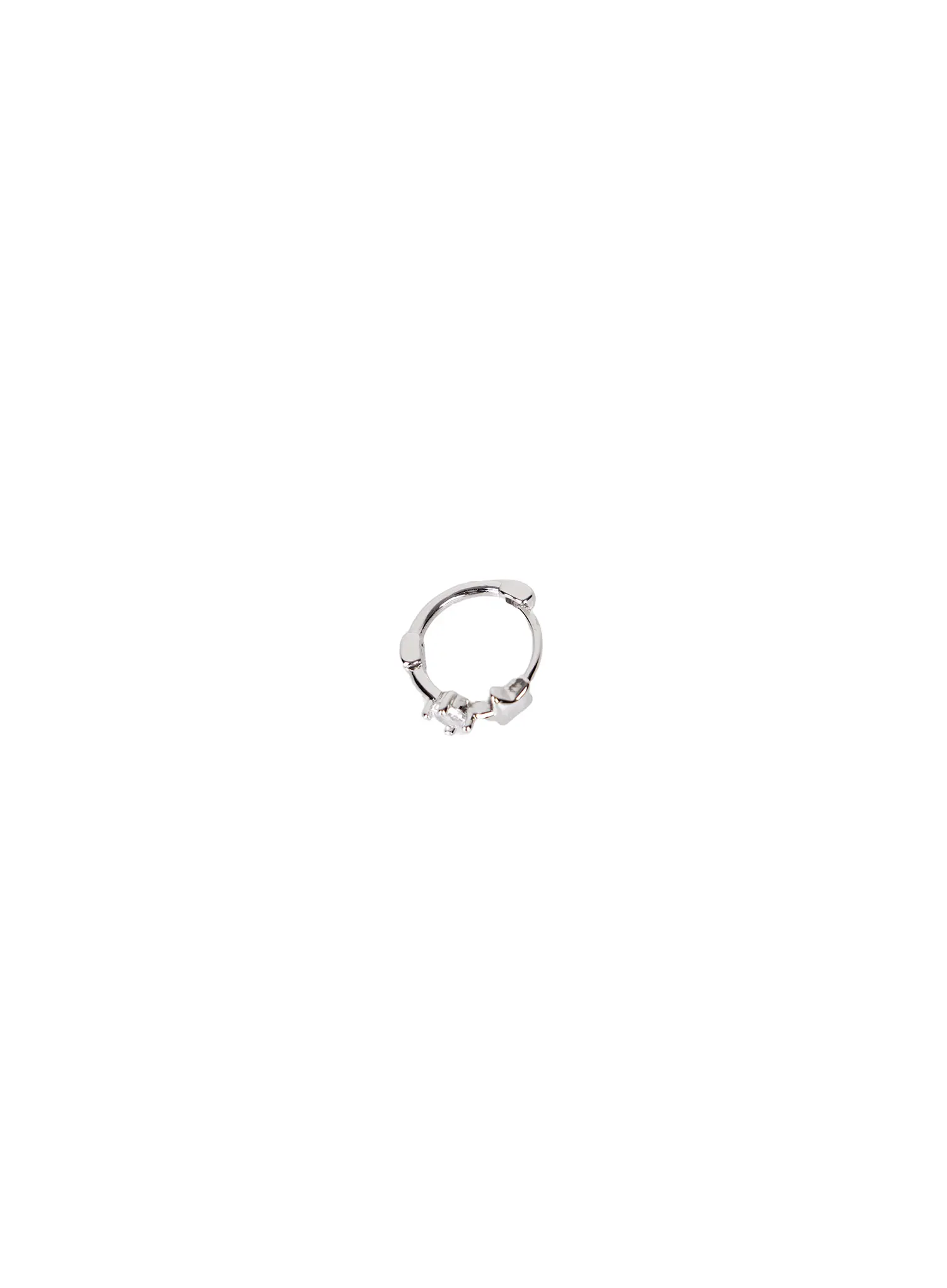 Mini Cubic Hoop Earrings CA517 - Image 5
