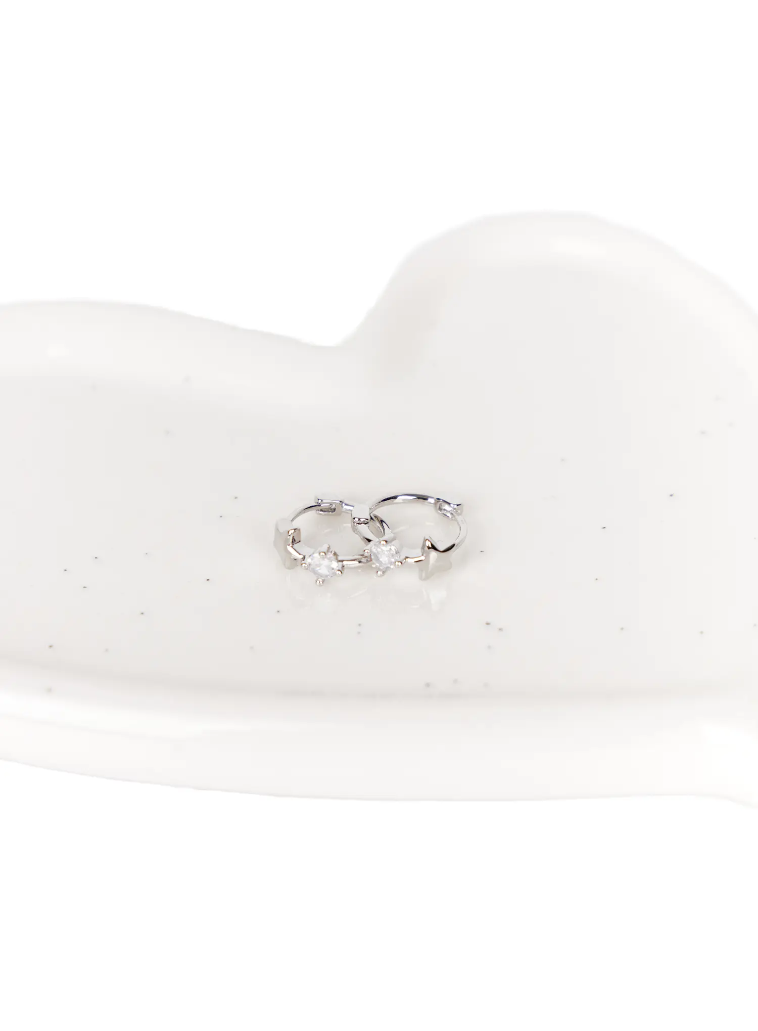 Mini Cubic Hoop Earrings CA517 - Image 6