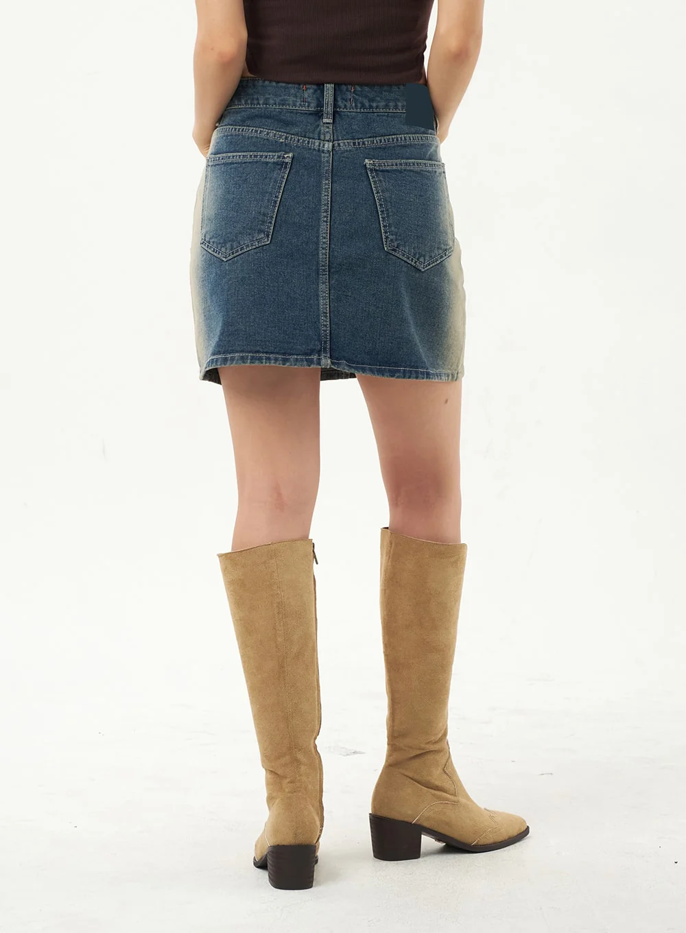 Mini Denim Skirt CA325 - Image 6