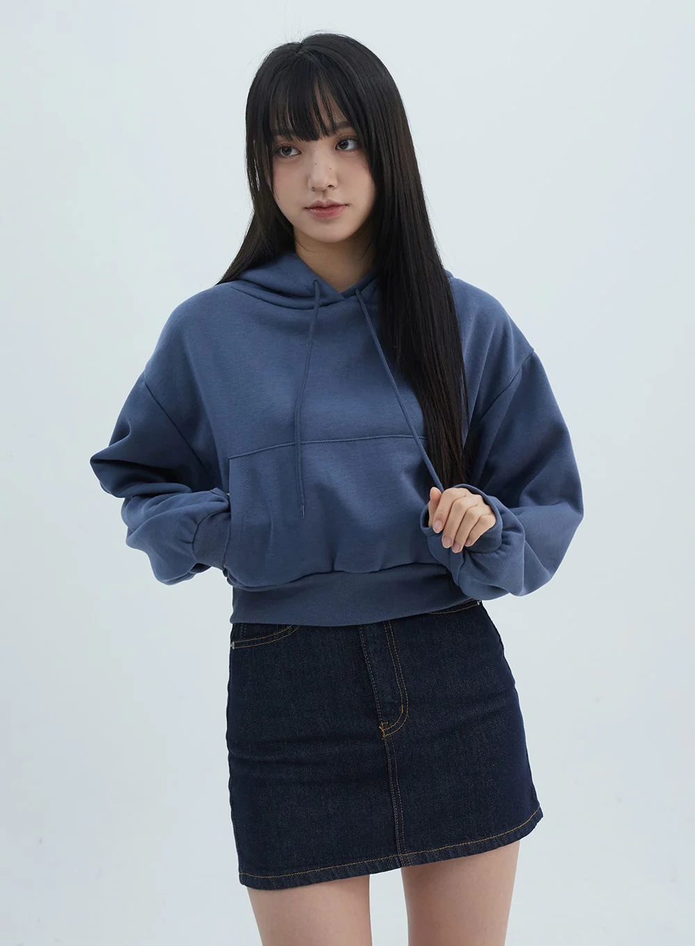 Mini Denim Skirt ON307 - Image 2