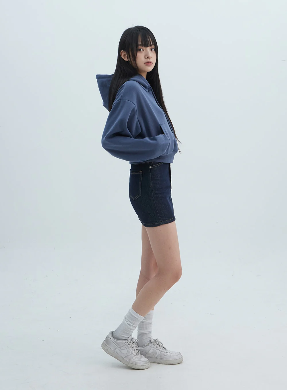 Mini Denim Skirt ON307 - Image 4