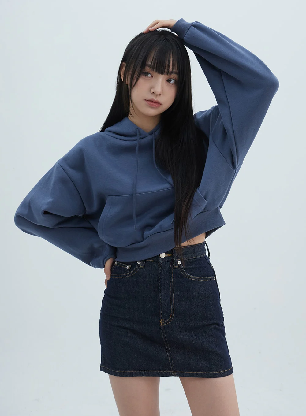 Mini Denim Skirt ON307 - Image 6