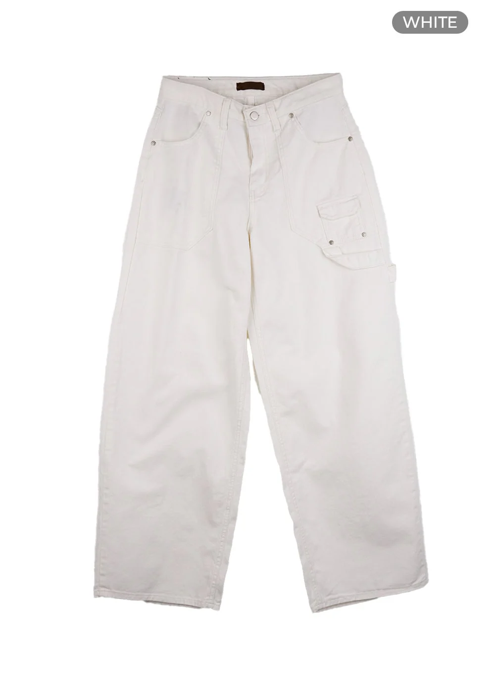 Mini Pocket Detail Wide-Fit Pants CO426 - Image 11