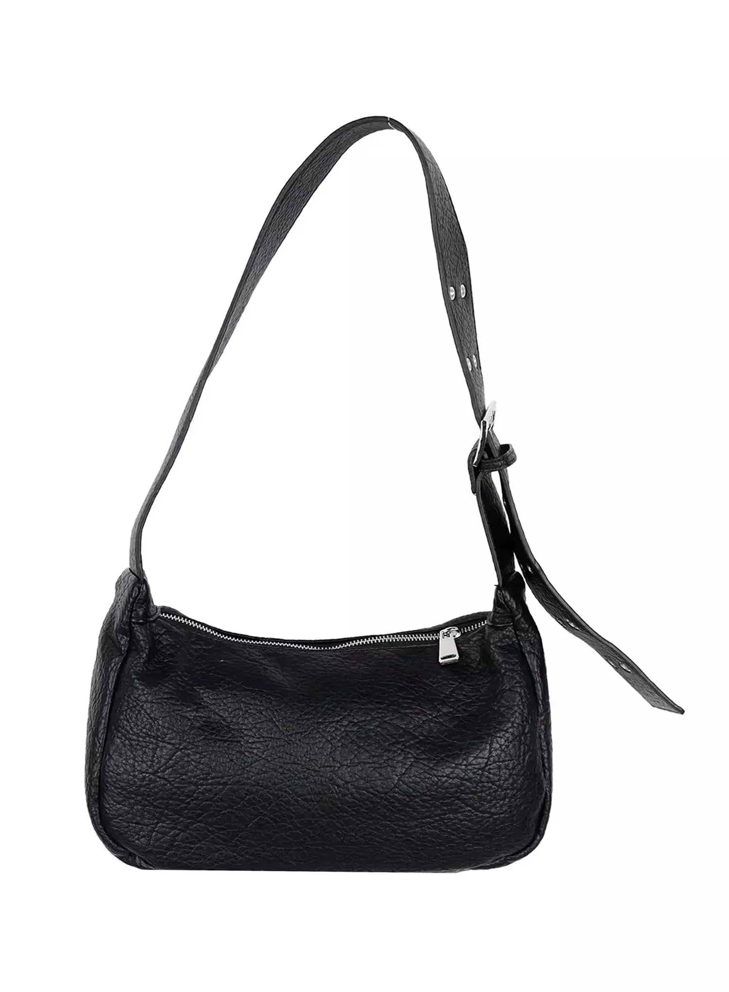 Minimalist Faux Leather Shoulder Bag IU508 - Image 11