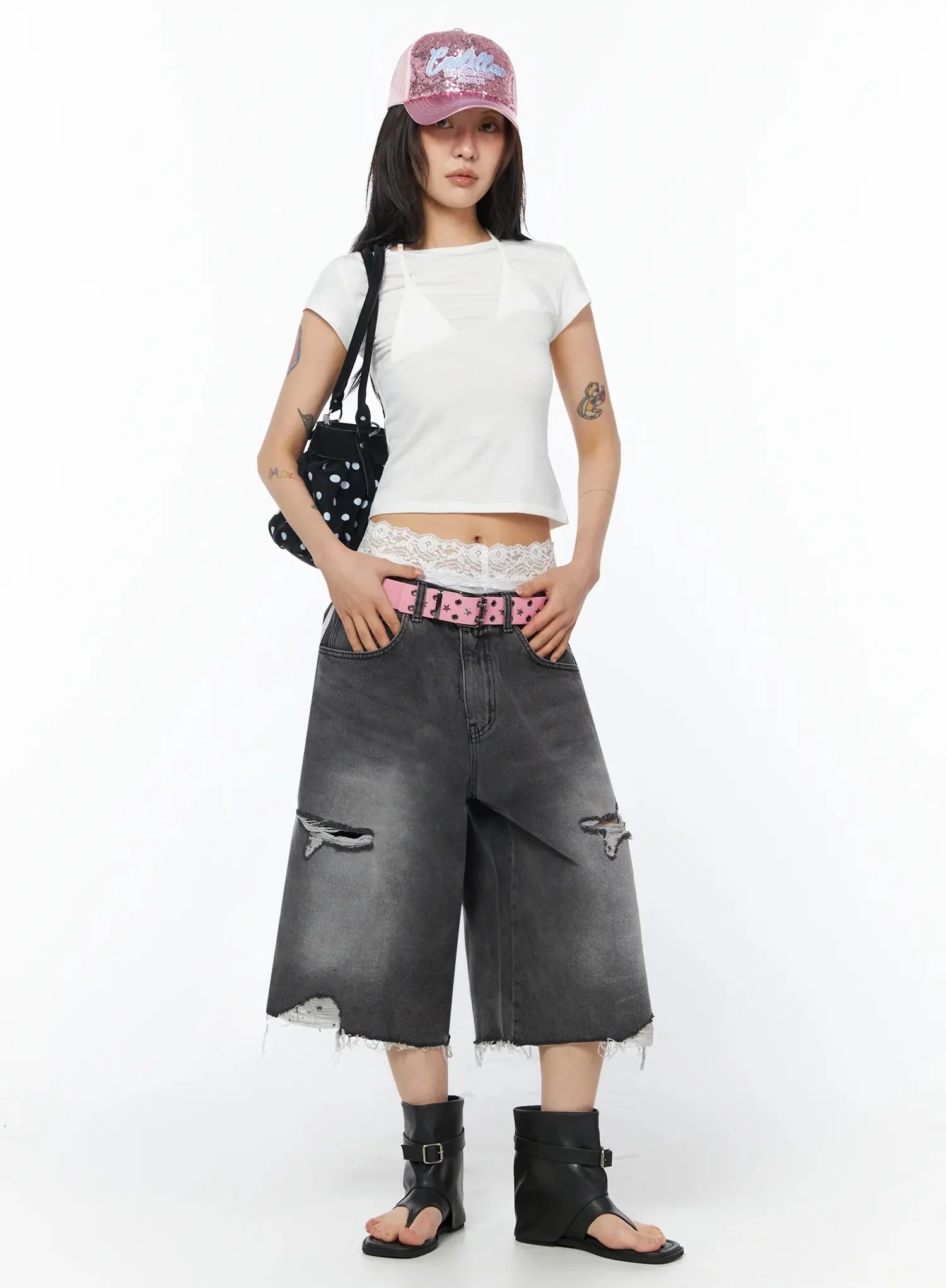 Modern Buckle Gladiator Sandals IU509 - Image 9