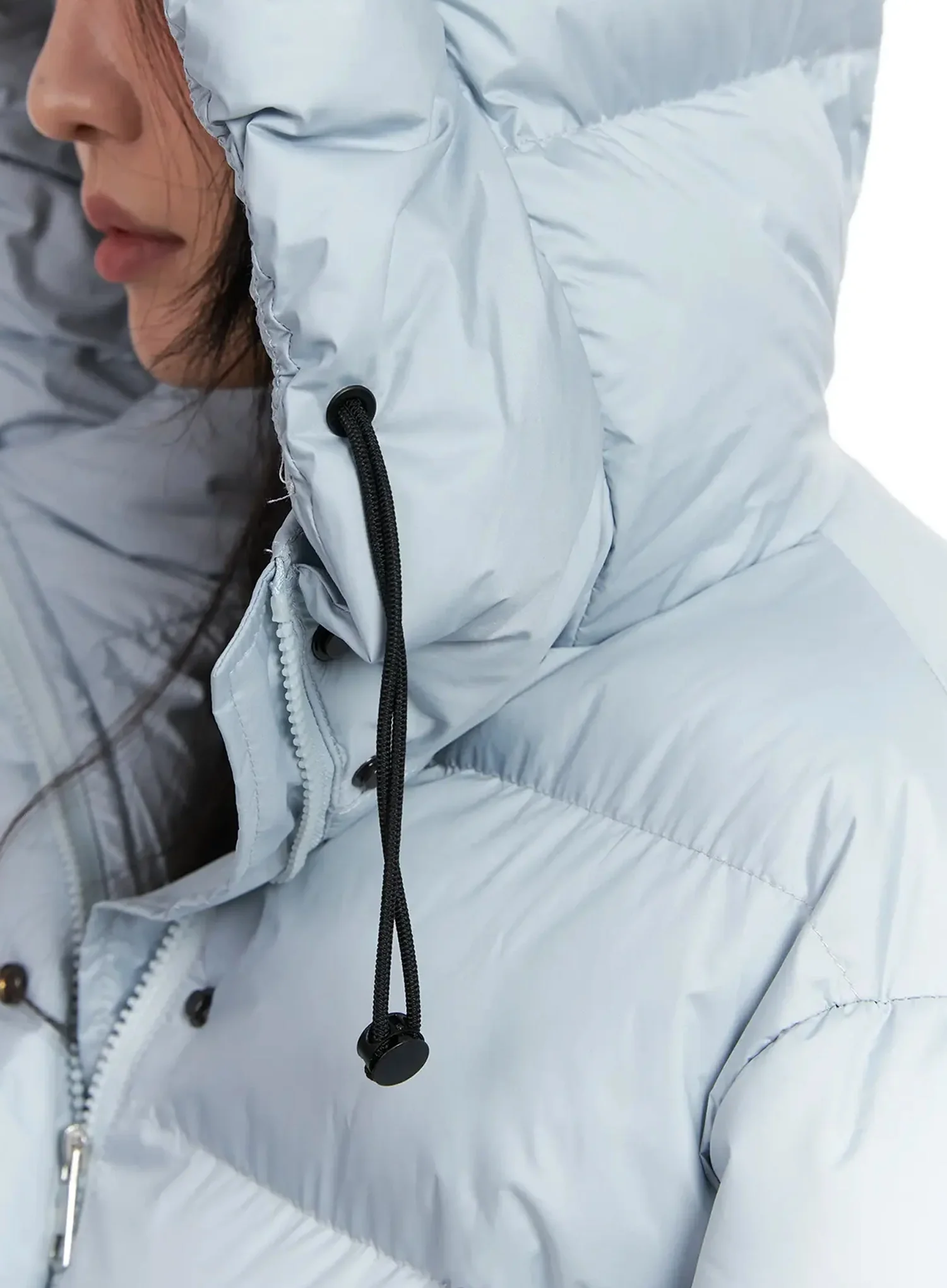 Modern Crop Puffer Jacket IN528 - Image 7