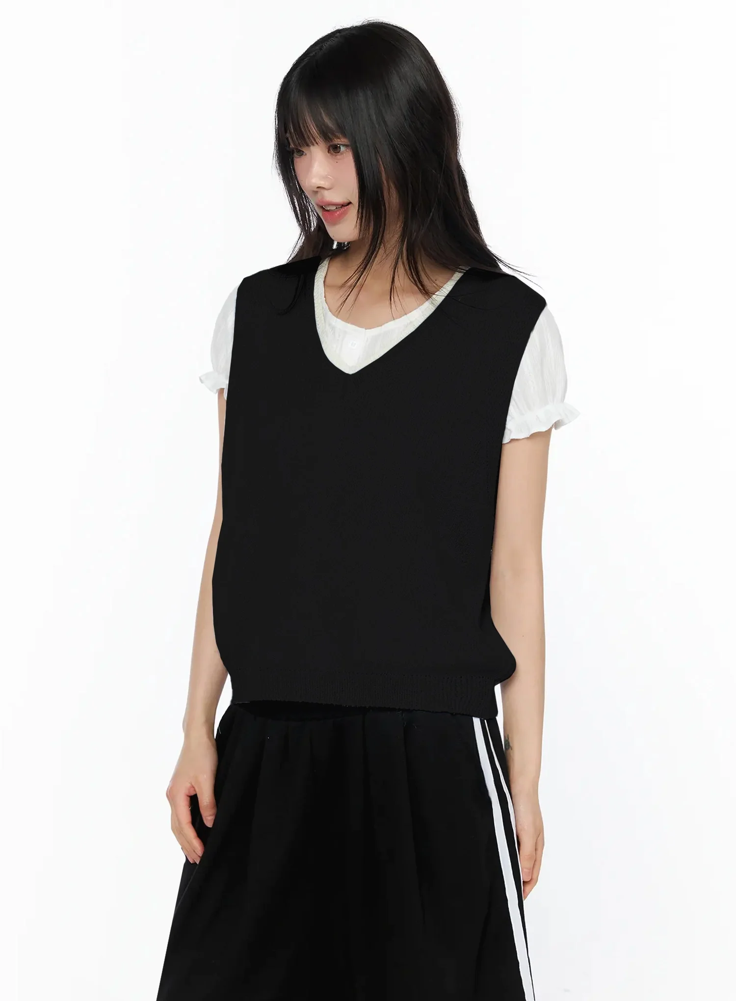 Modern Knit Sleeveless Vest IY525 - Image 15
