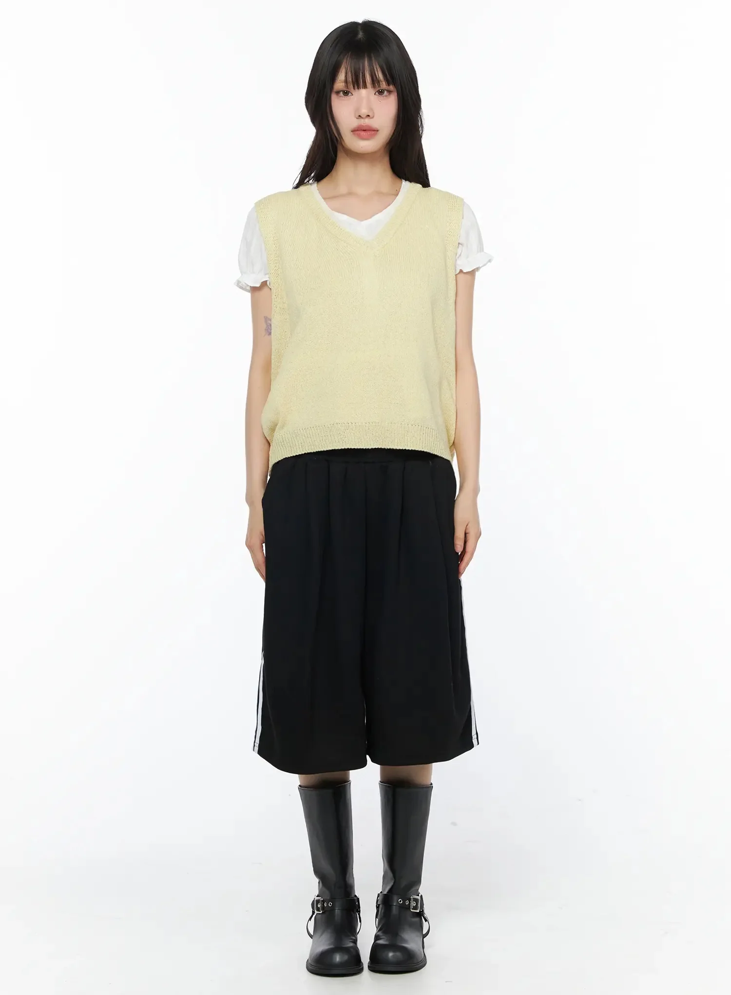 Modern Knit Sleeveless Vest IY525 - Image 9