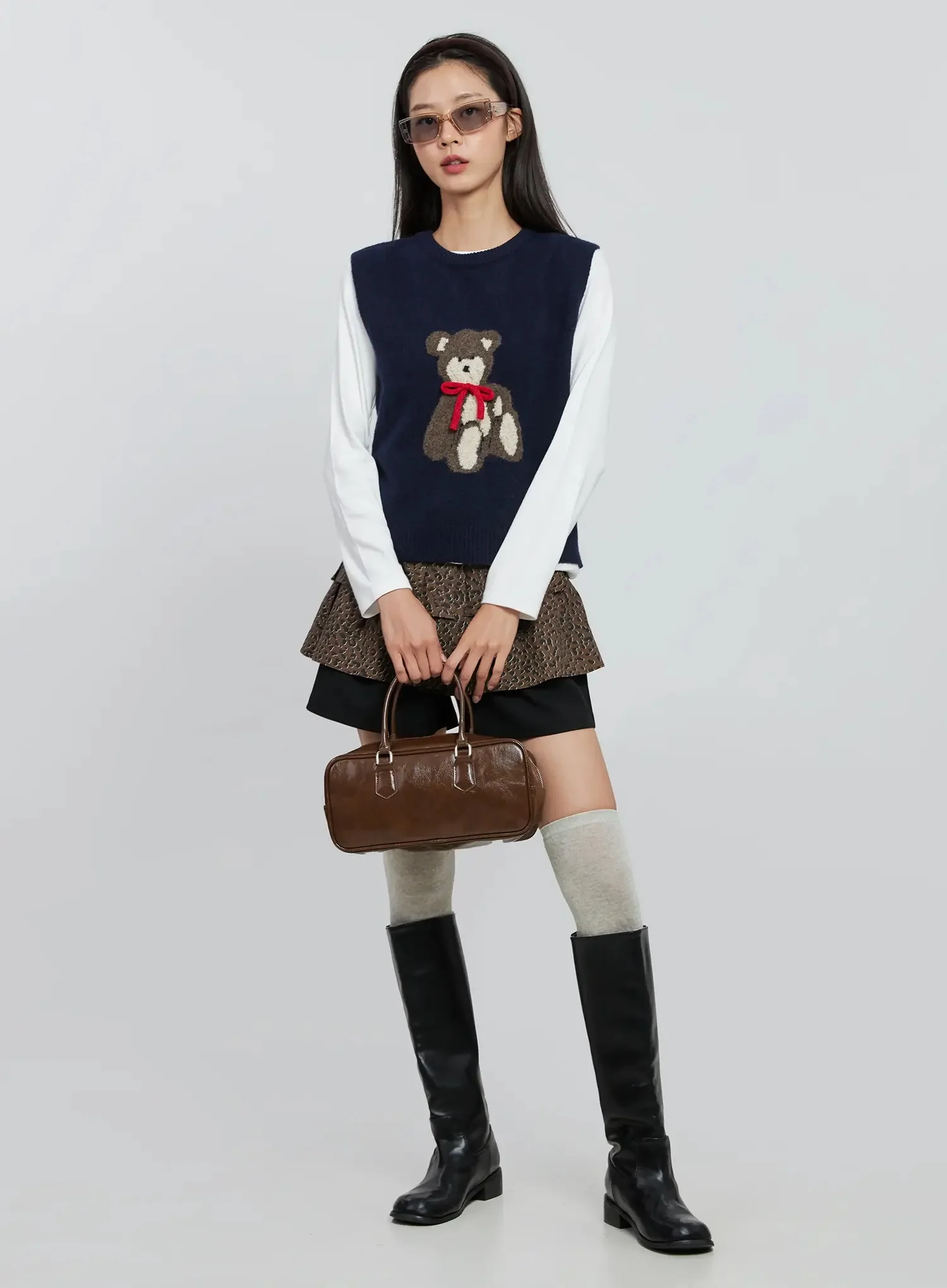 Modern Pintuck Tailored Shorts IN507 - Image 3